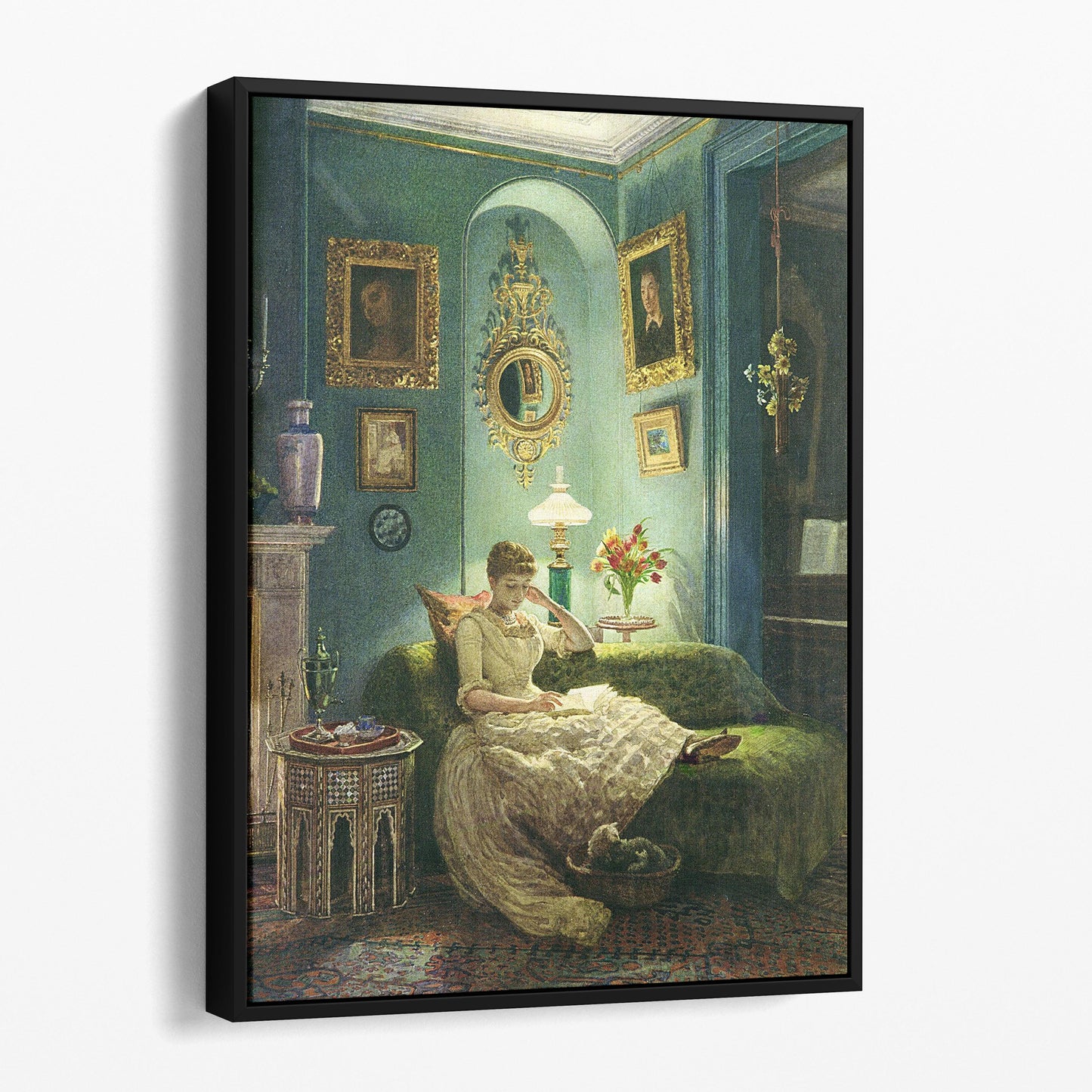 An Evening at Home, 1888 by Edward John Poynter