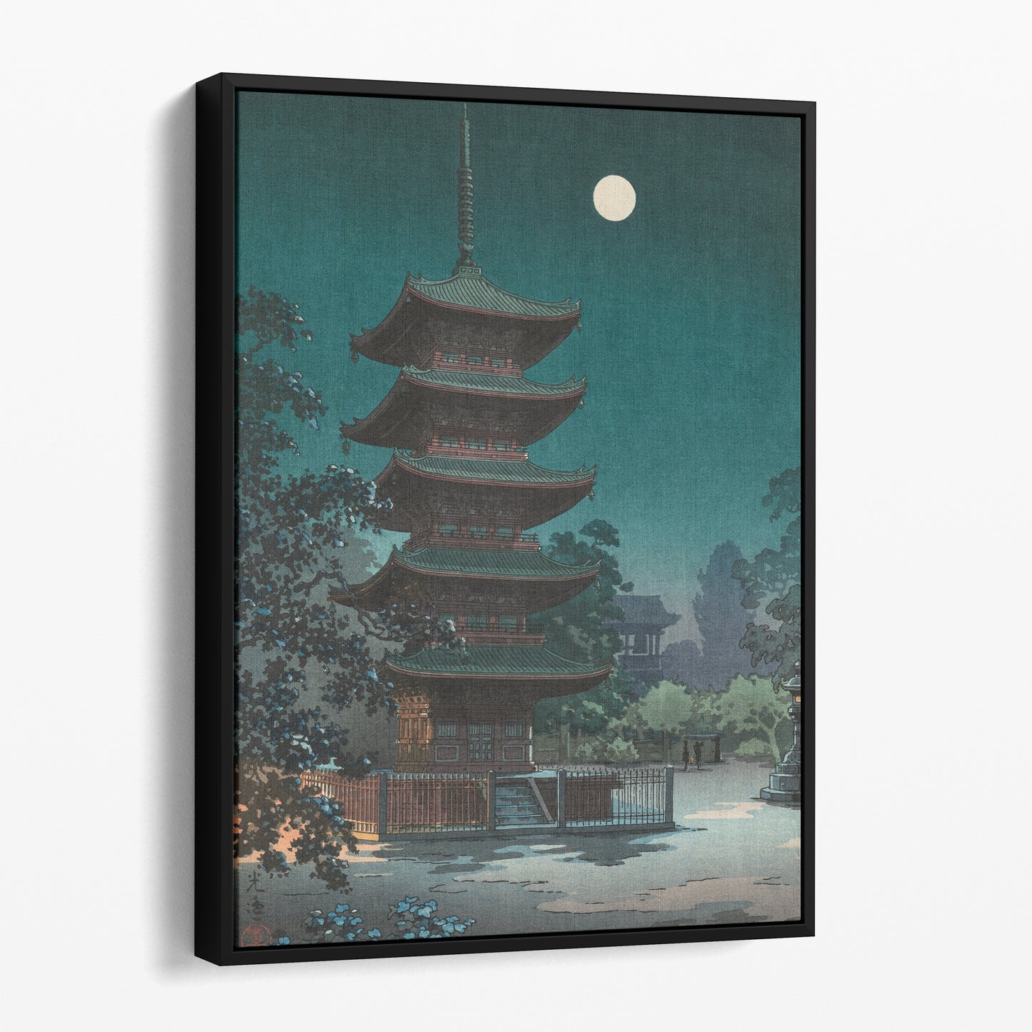 Asakusa Kinryūzan Temple by Tsuchiya Kōitsu