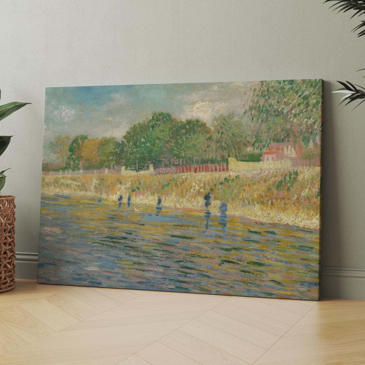 Bank of the Seine (1887) by Van Gogh