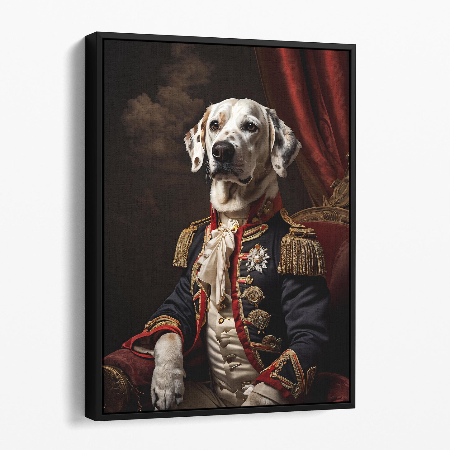 Dalmatian Dog Aristocrat Portrait