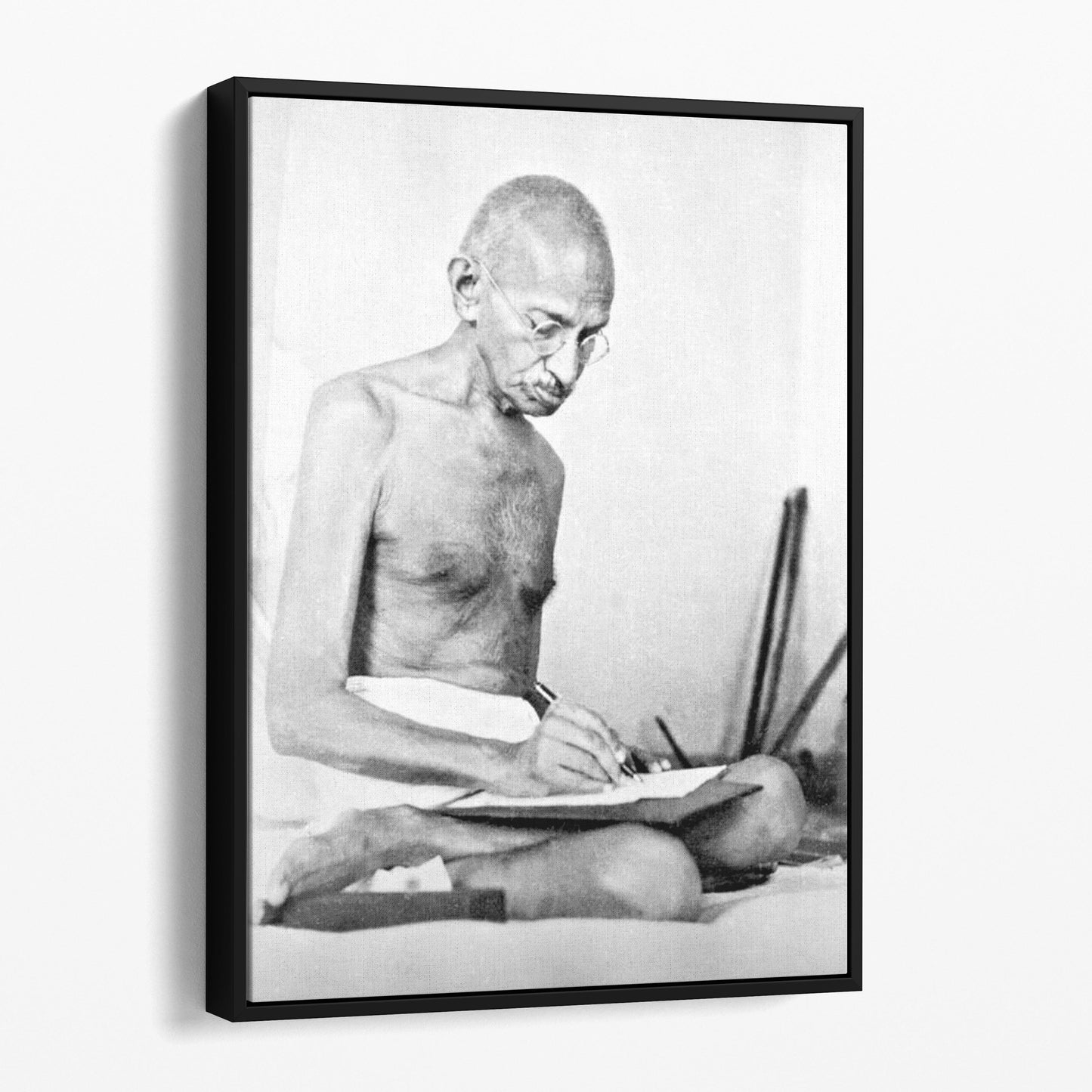 Mahatma Gandhi Writing, 1942