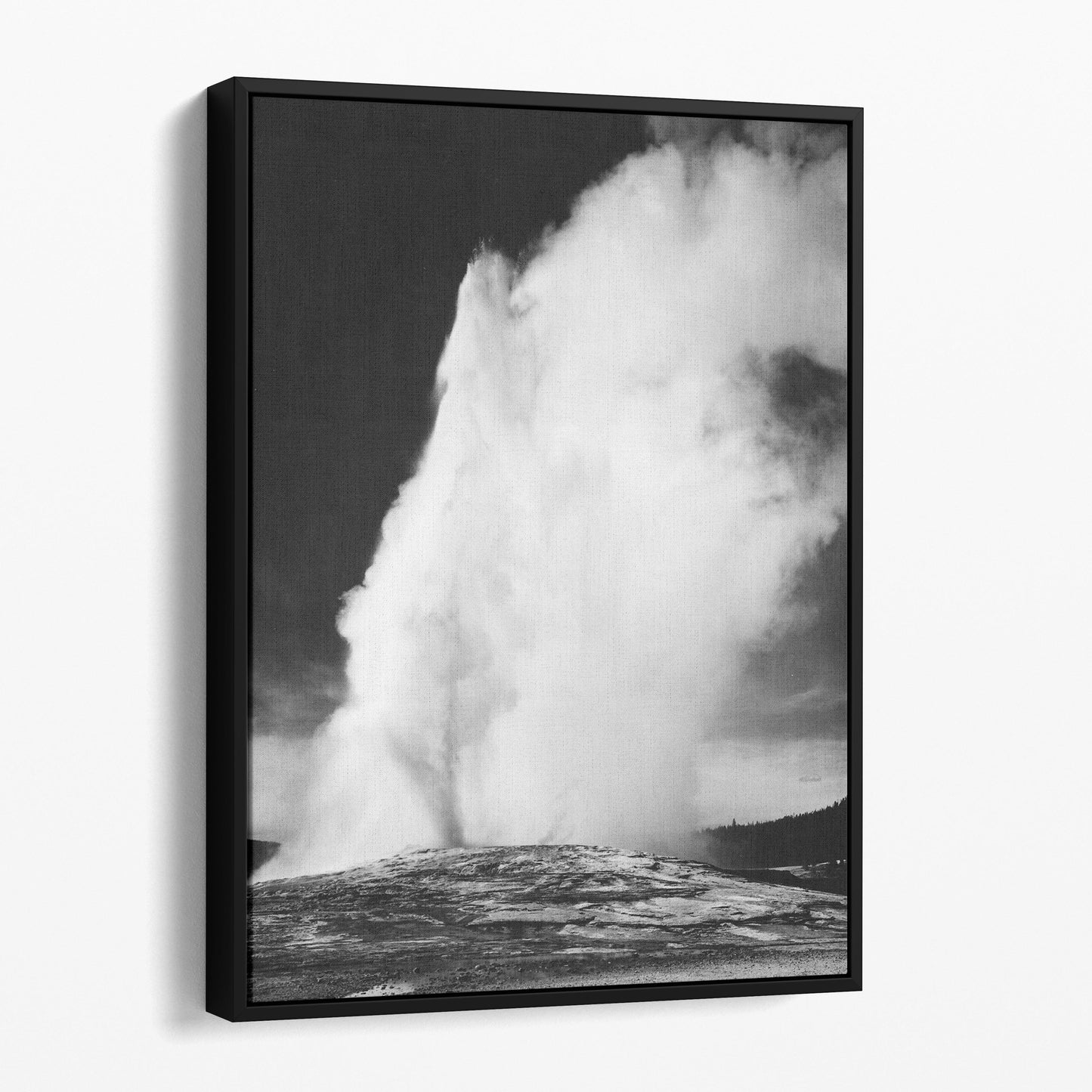 Old Faithful Geyser During Eruption