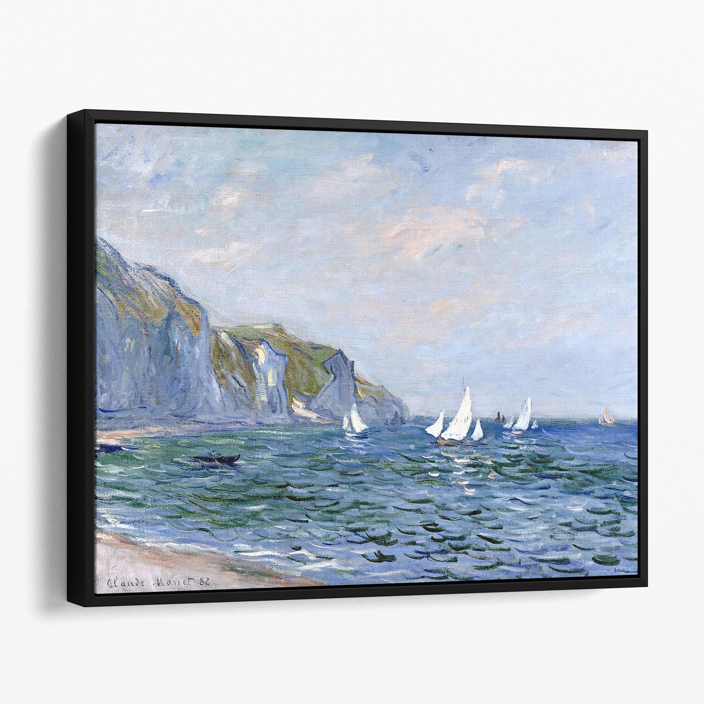 Cliffs and Sailboats at Pourville