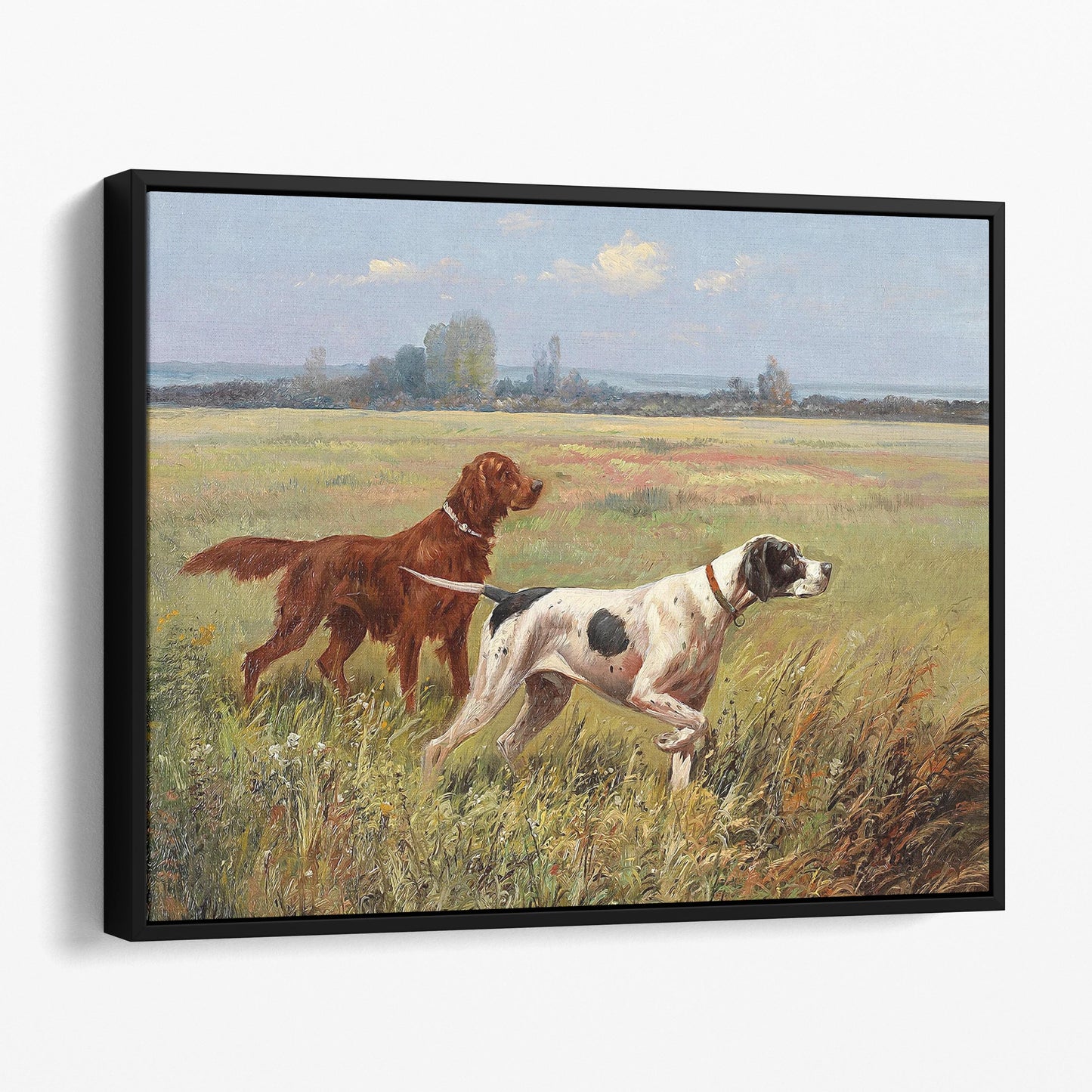 On the Scent - Pointer and Setter Victorian Hunting Dogs