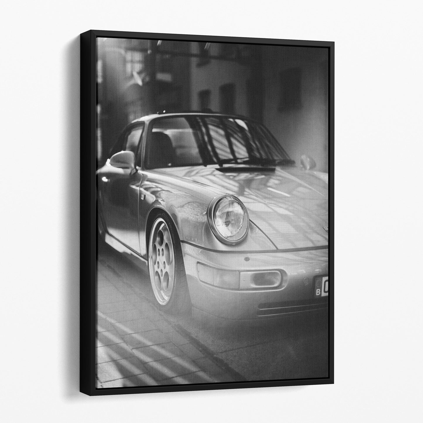 Vintage Silver Porsche