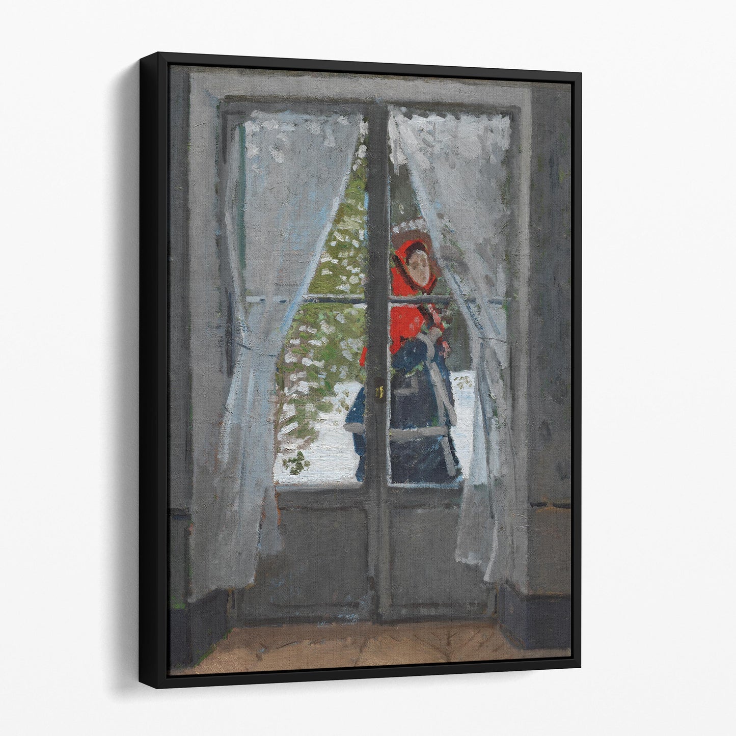 The Red Kerchief (1868–1873) by Claude Monet