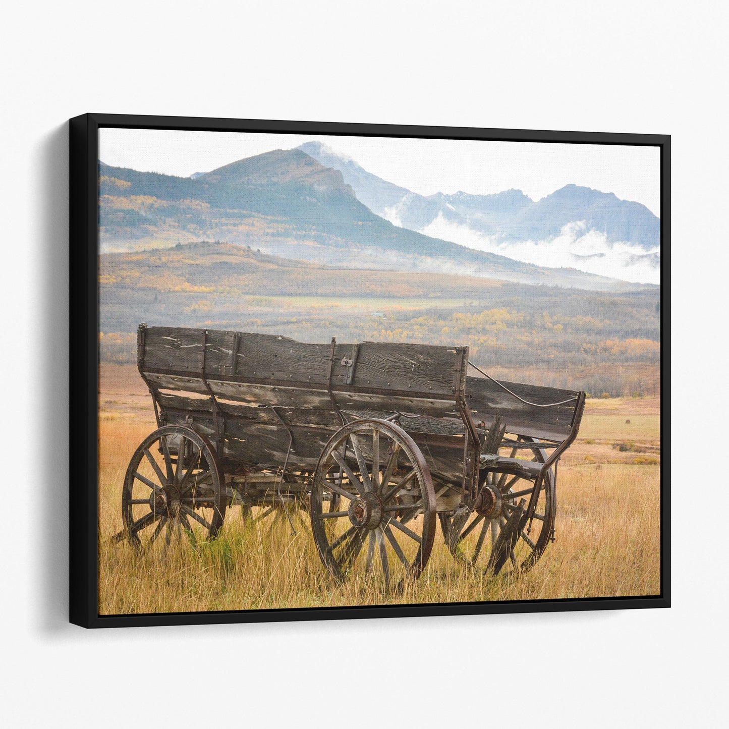 Rustic Wagon Landscape