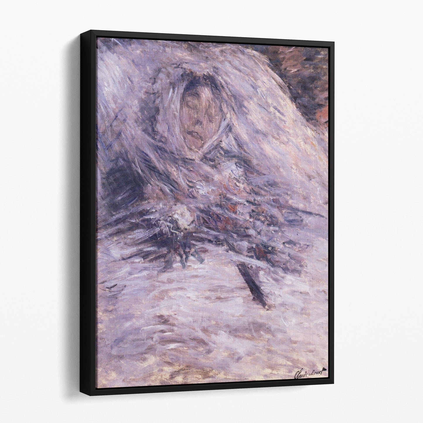 Camille Monet on Her Deathbed (1879) by Claude Monet