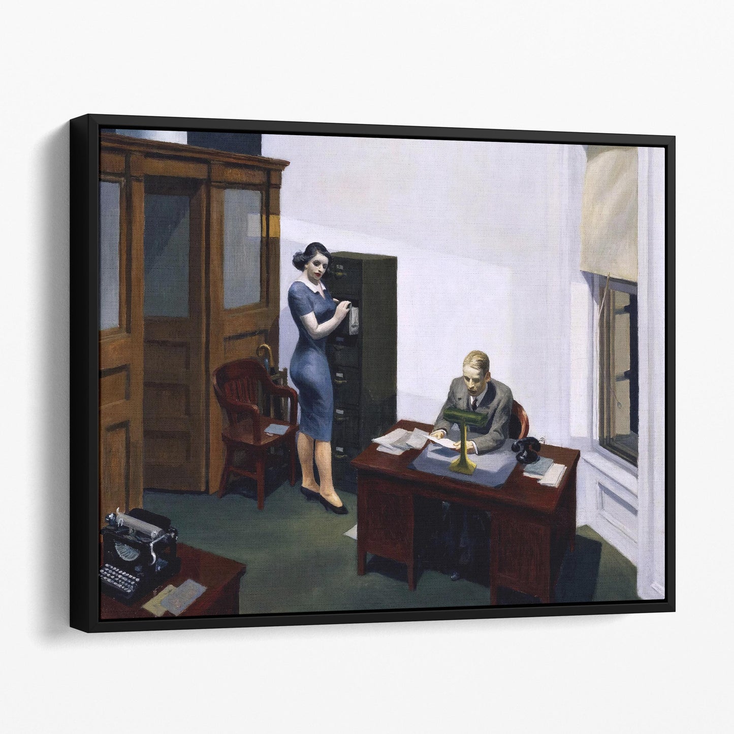 Office at Night by Edward Hopper