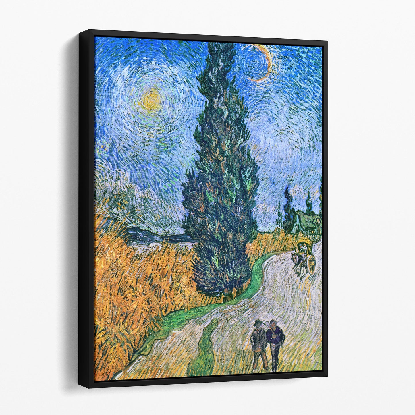 Road with Cypress and Star (1890) by Van Gogh