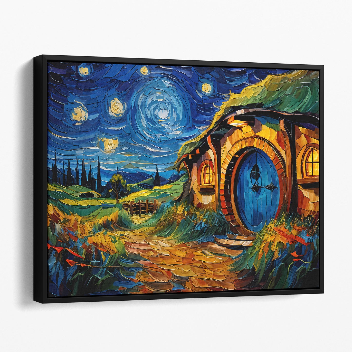 The Shire as Van Gogh Starry Night