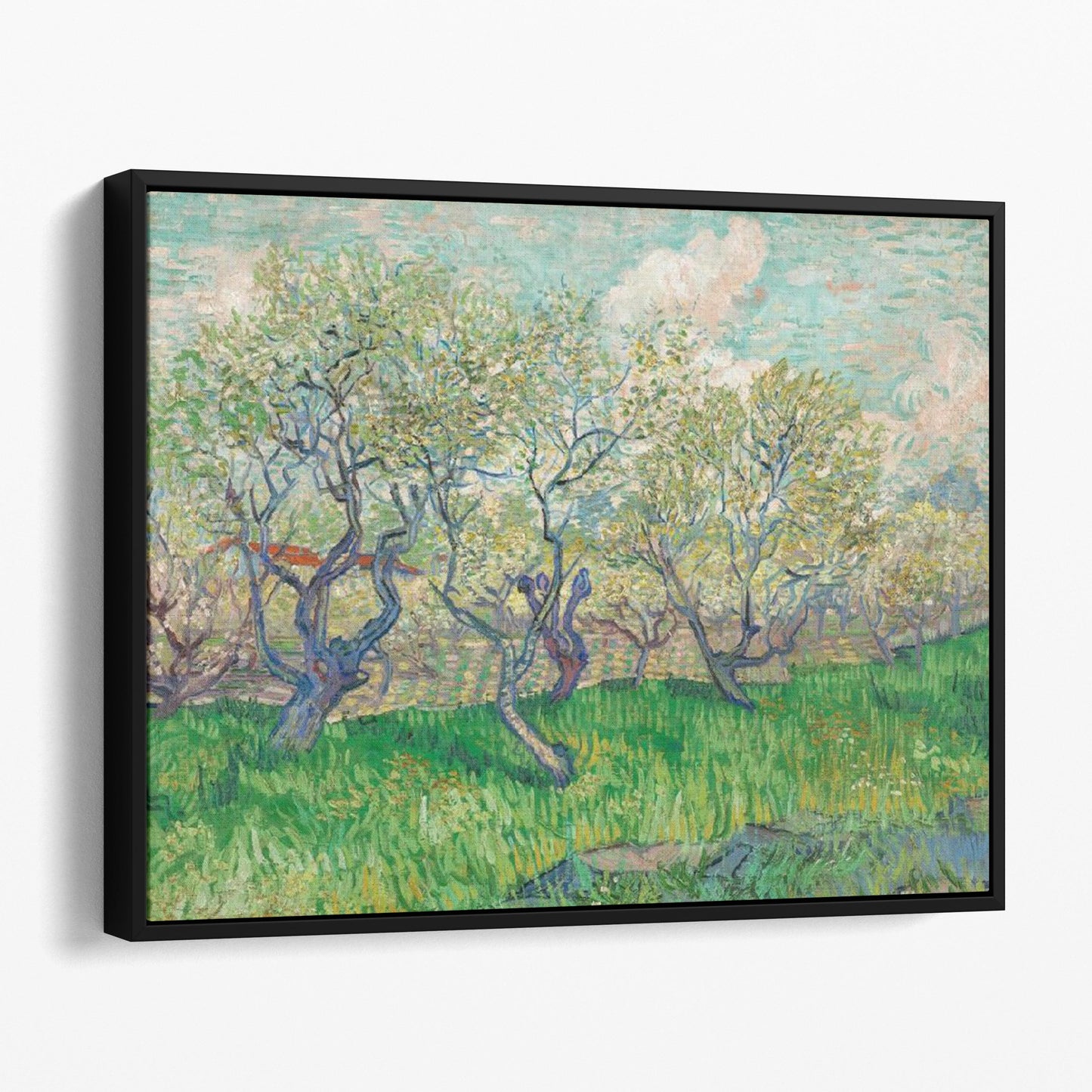 Orchard in Blossom (1889) by Van Gogh