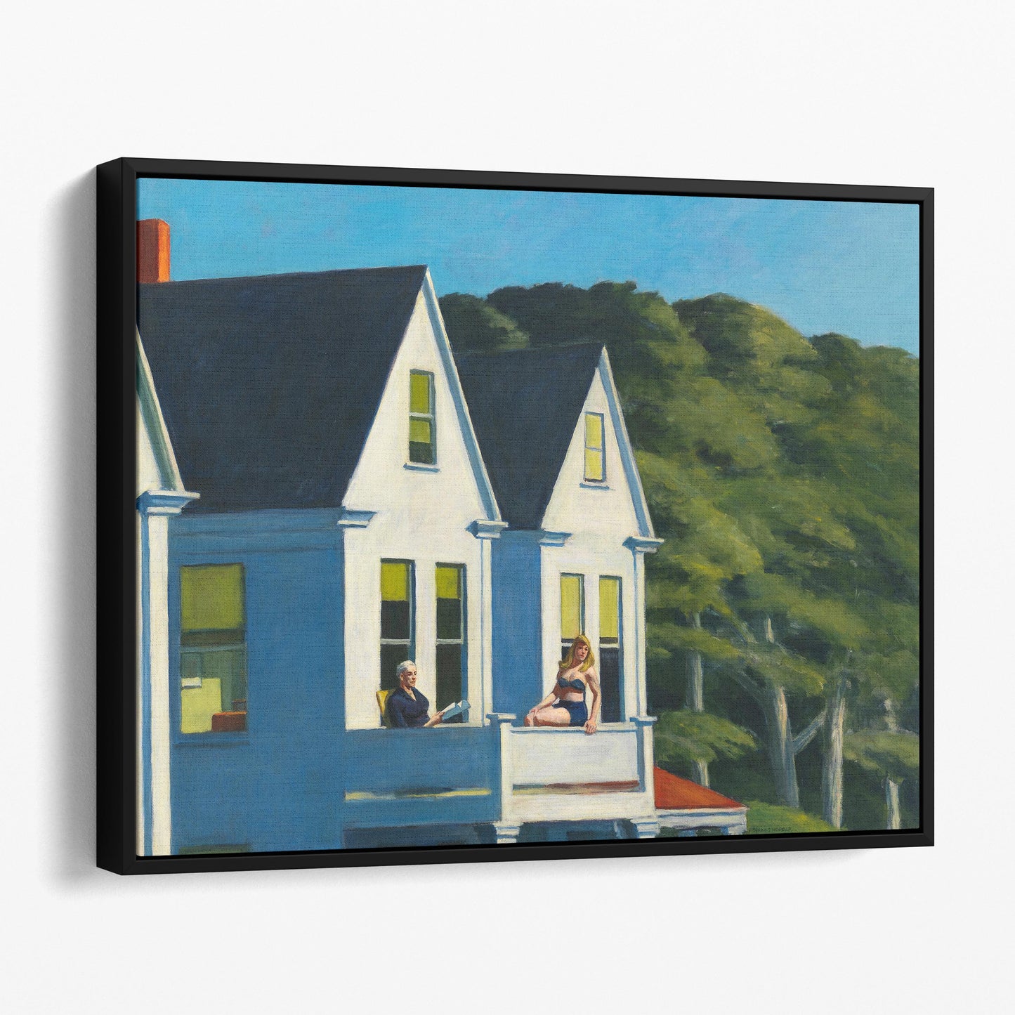 Second Story Sunlight by Edward Hopper