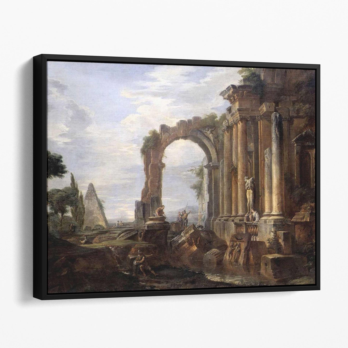 Capriccio of Classical Ruins by Giovanni Paolo Panini