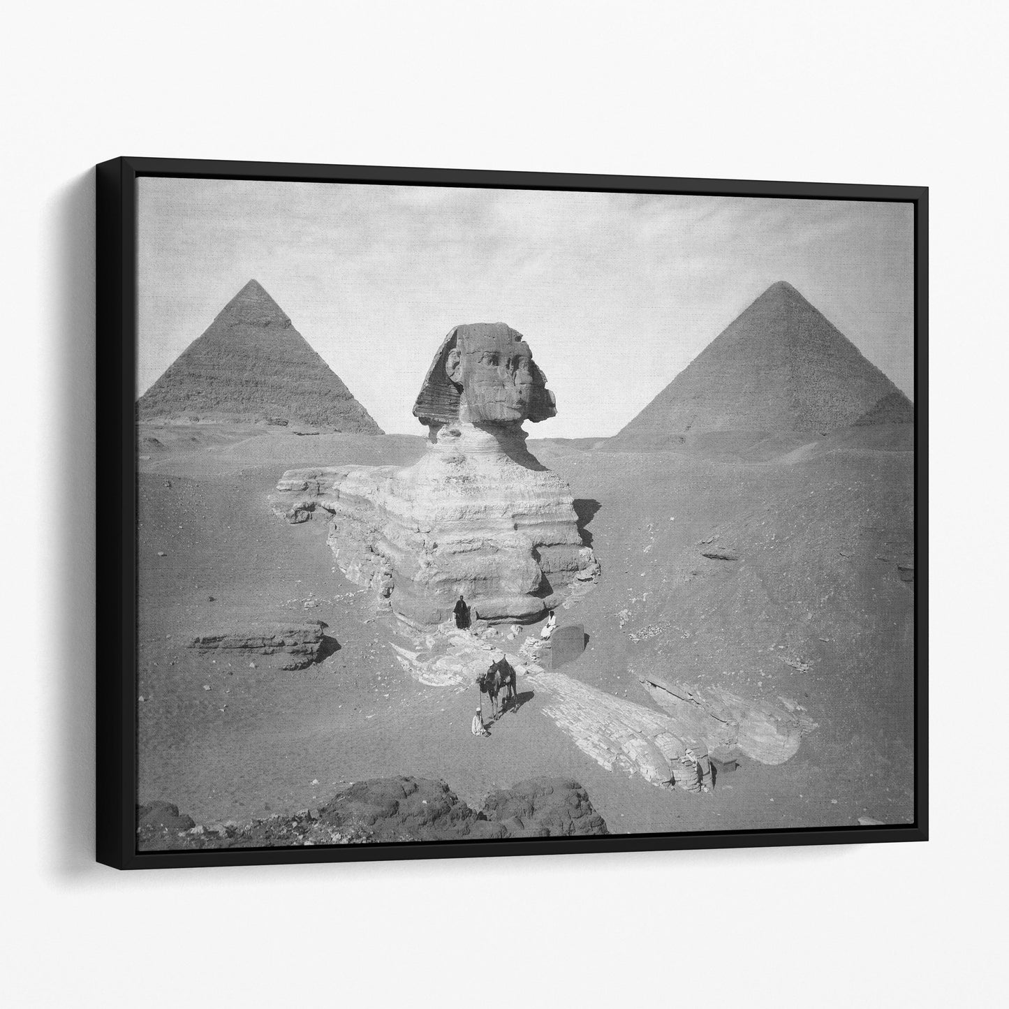 The Great Sphinx & Pyramids, Egypt 1878