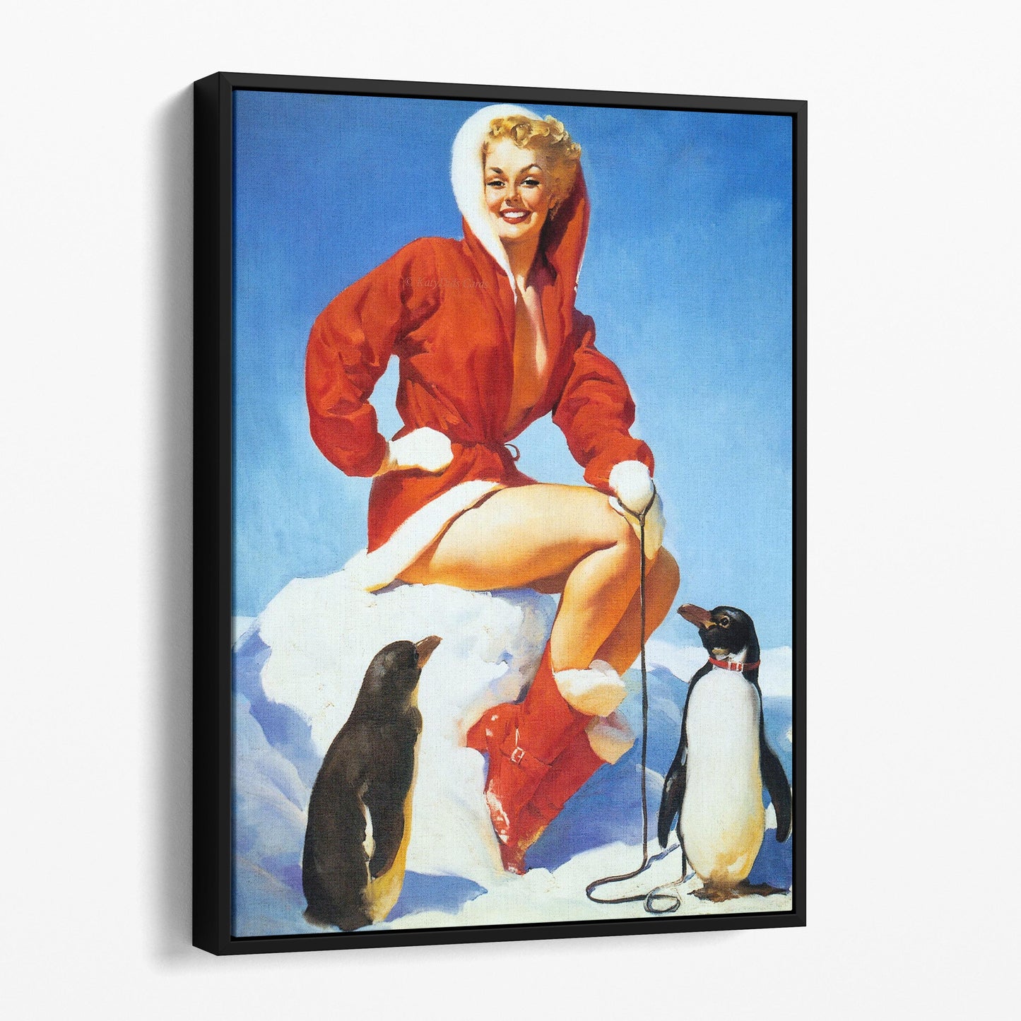 Elvgren Christmas Pin up Girl