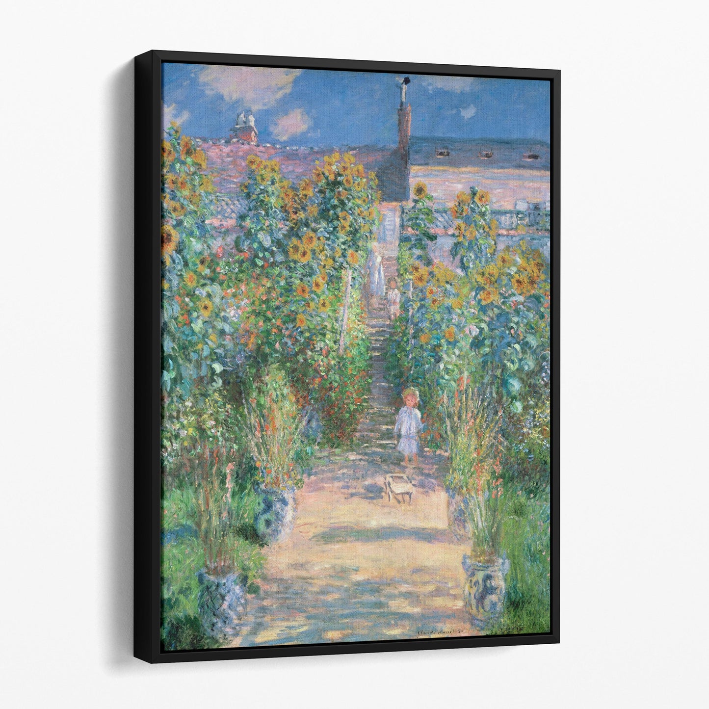 The Artist's Garden at Vétheuil (1881) by Claude Monet