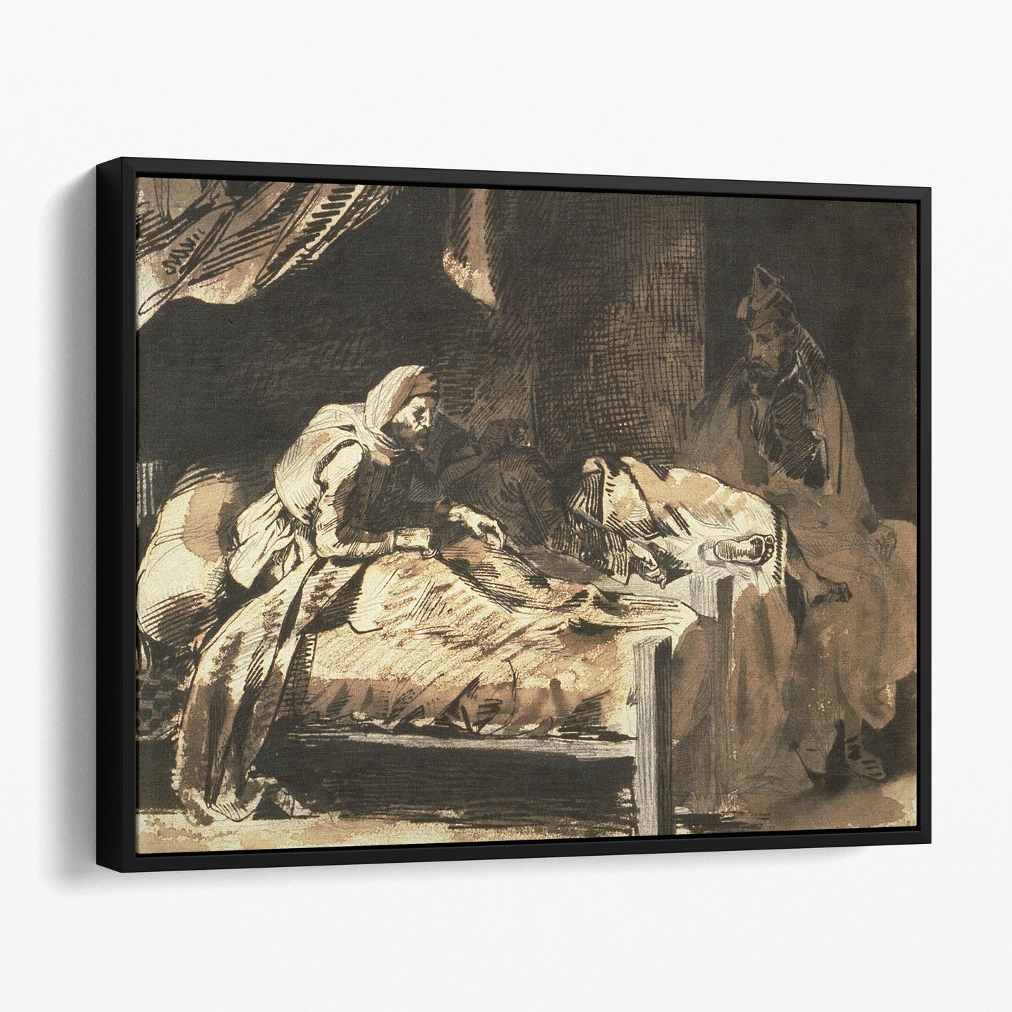 Military Hospital (1824) by Eugène Delacroix