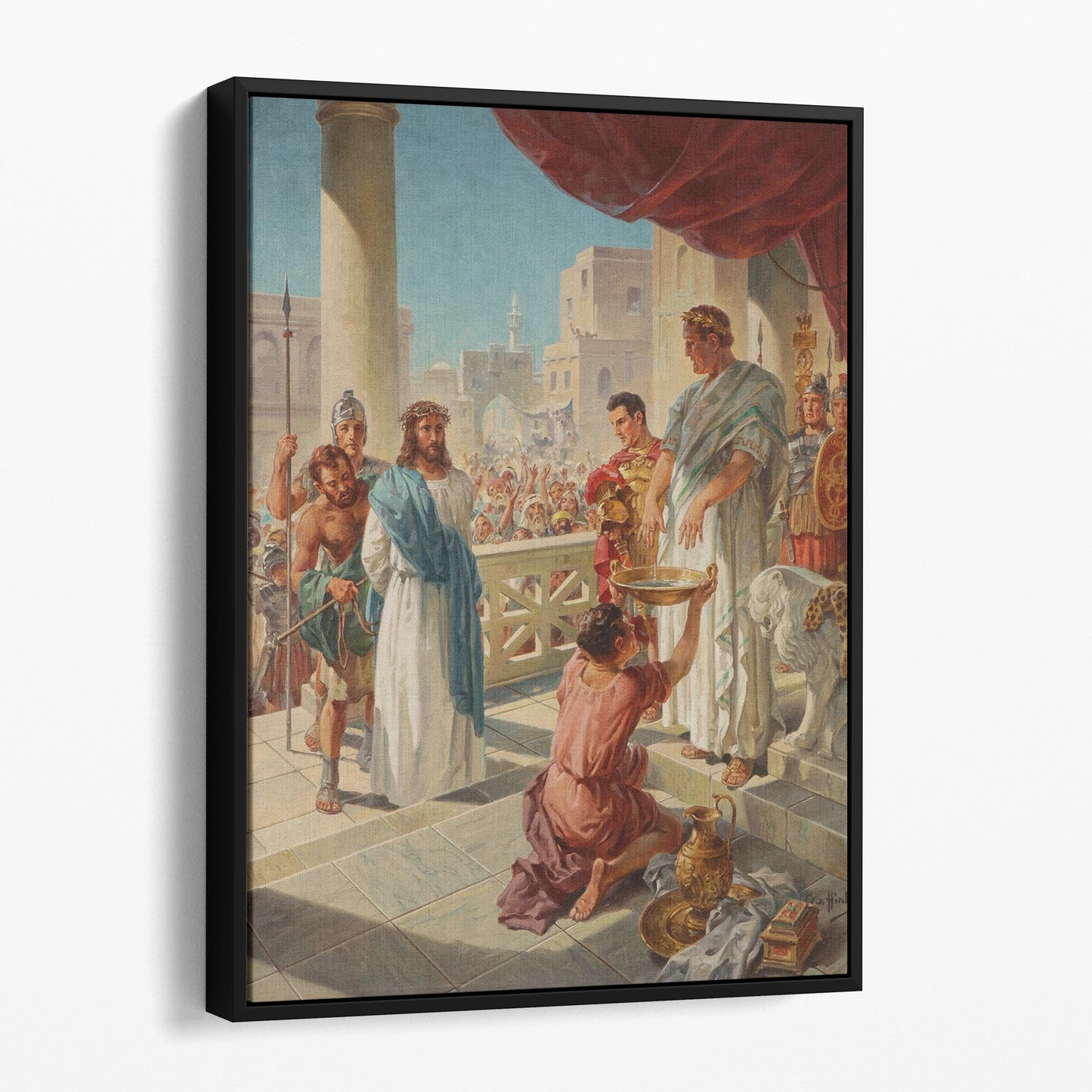 Pontius Pilate Washes his Hands by George Hinke