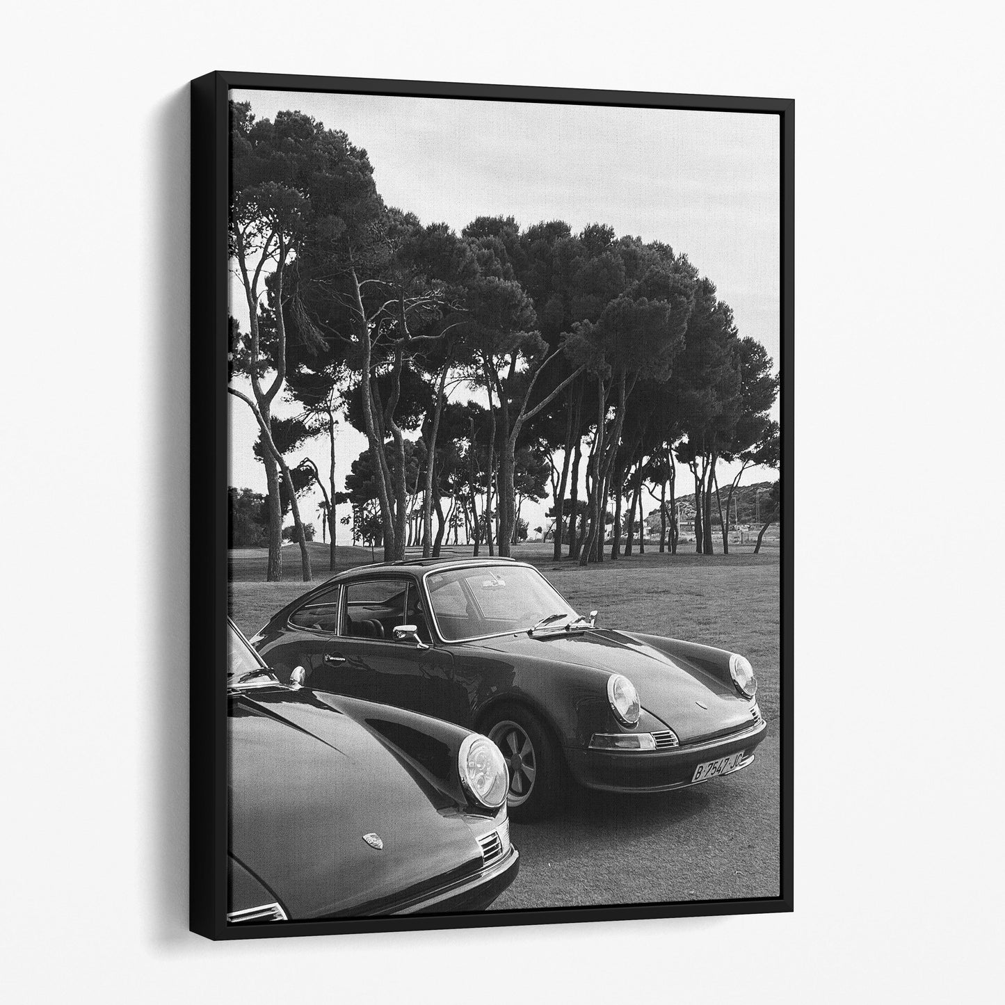 Vintage Porsches on the Golf Course