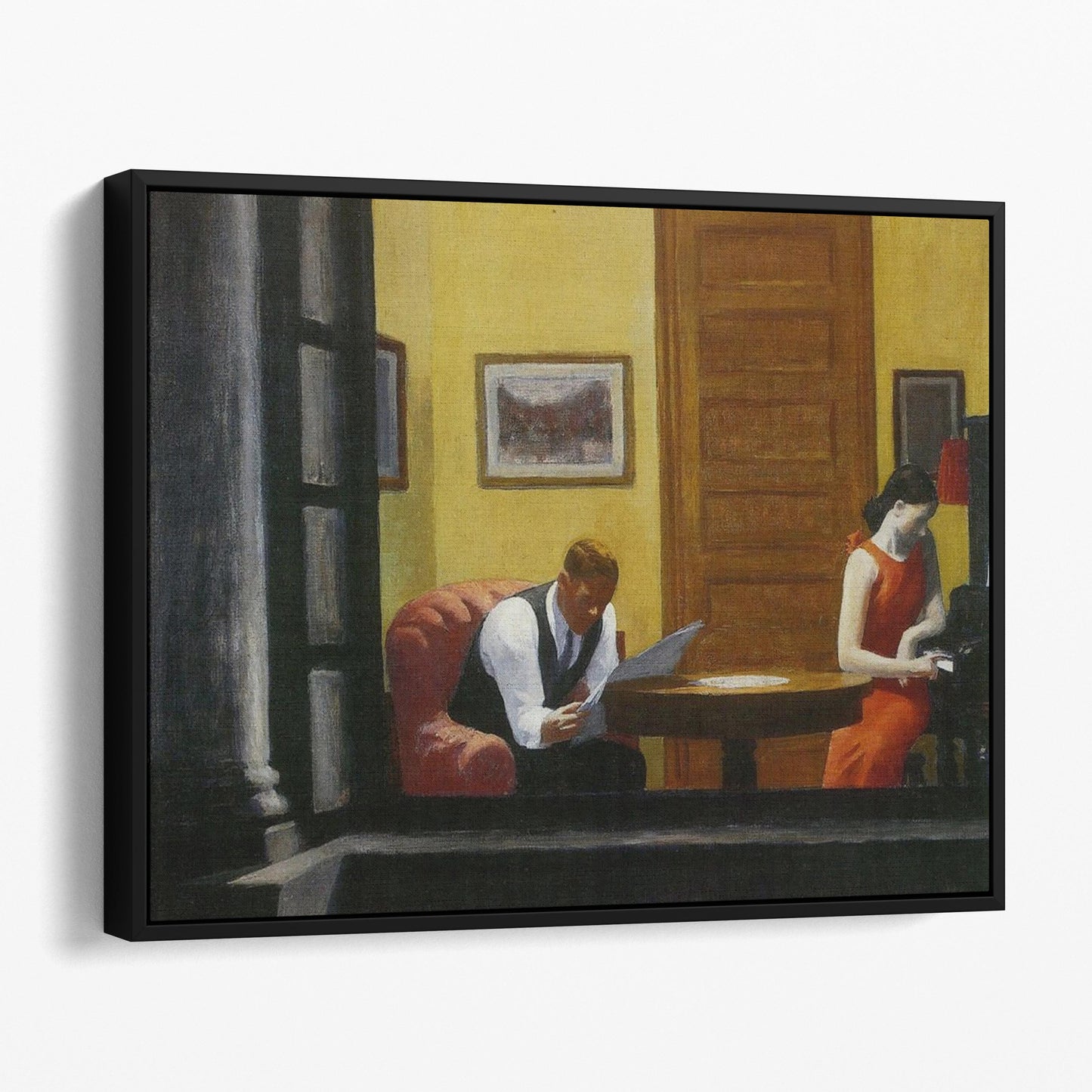 Room in New York by Edward Hopper