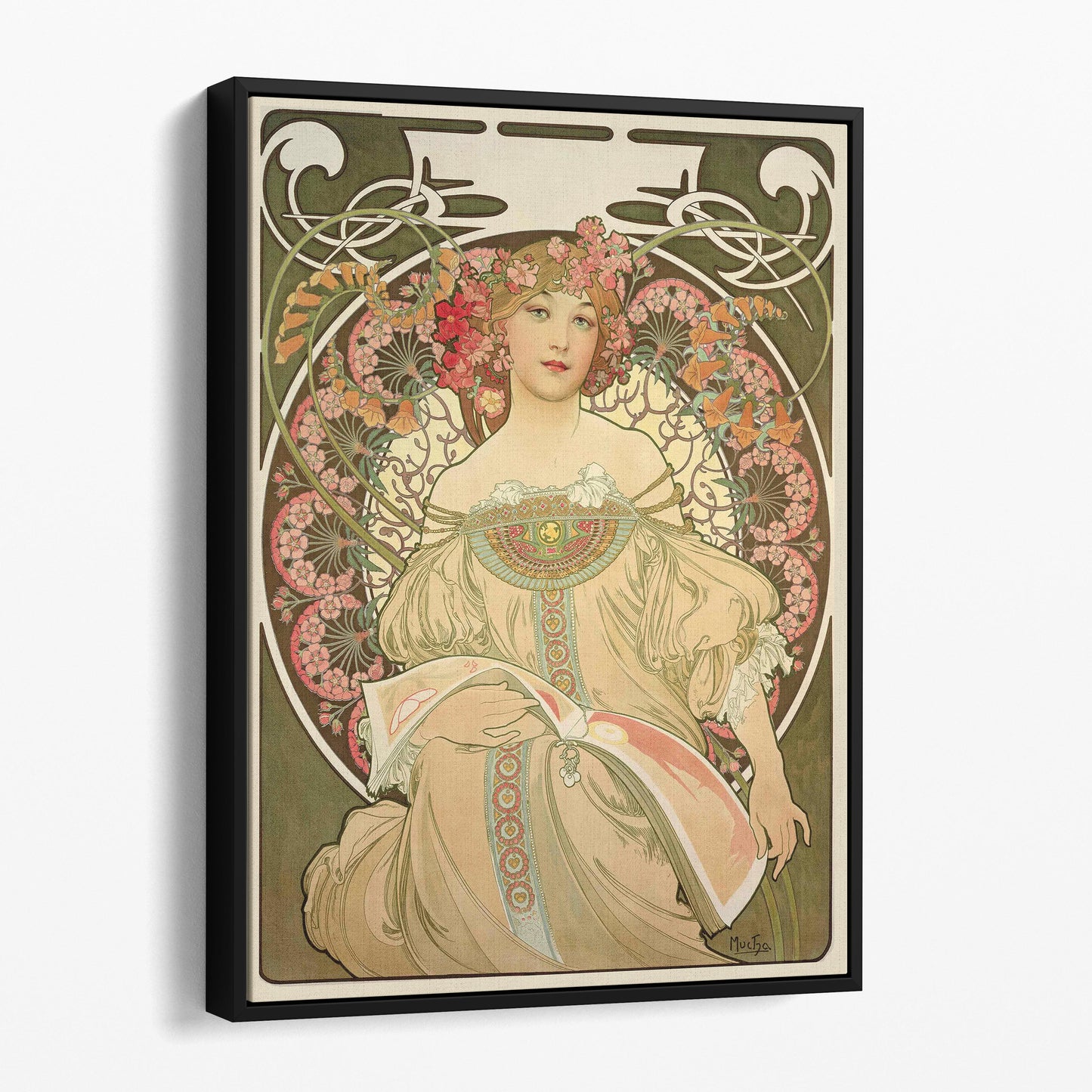 Reverie (1897) by Alphonse Mucha