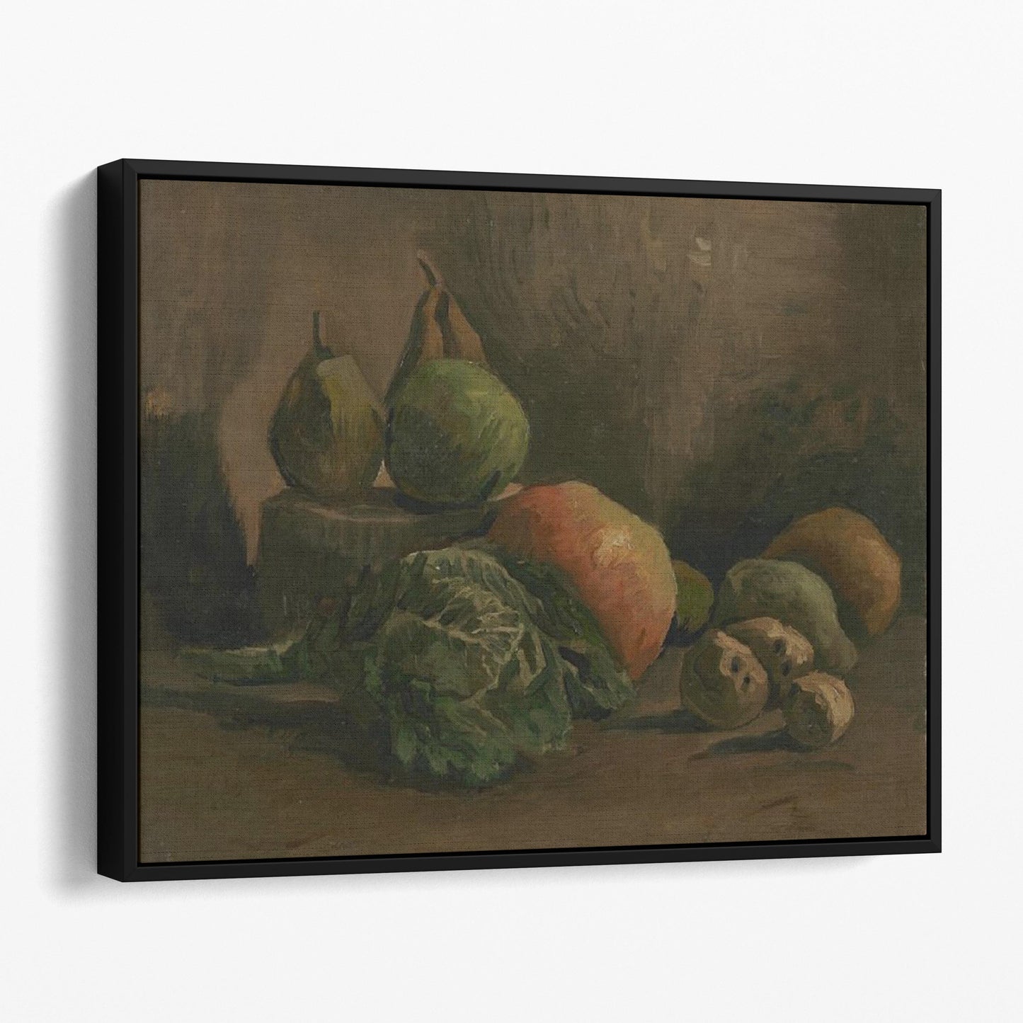 Still Life with Vegetables and Fruit (1884) by Van Gogh
