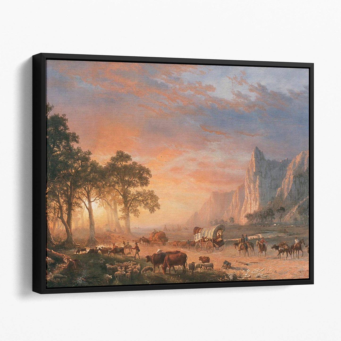 Emigrants Crossing the Plains (1869) by Albert Bierstadt