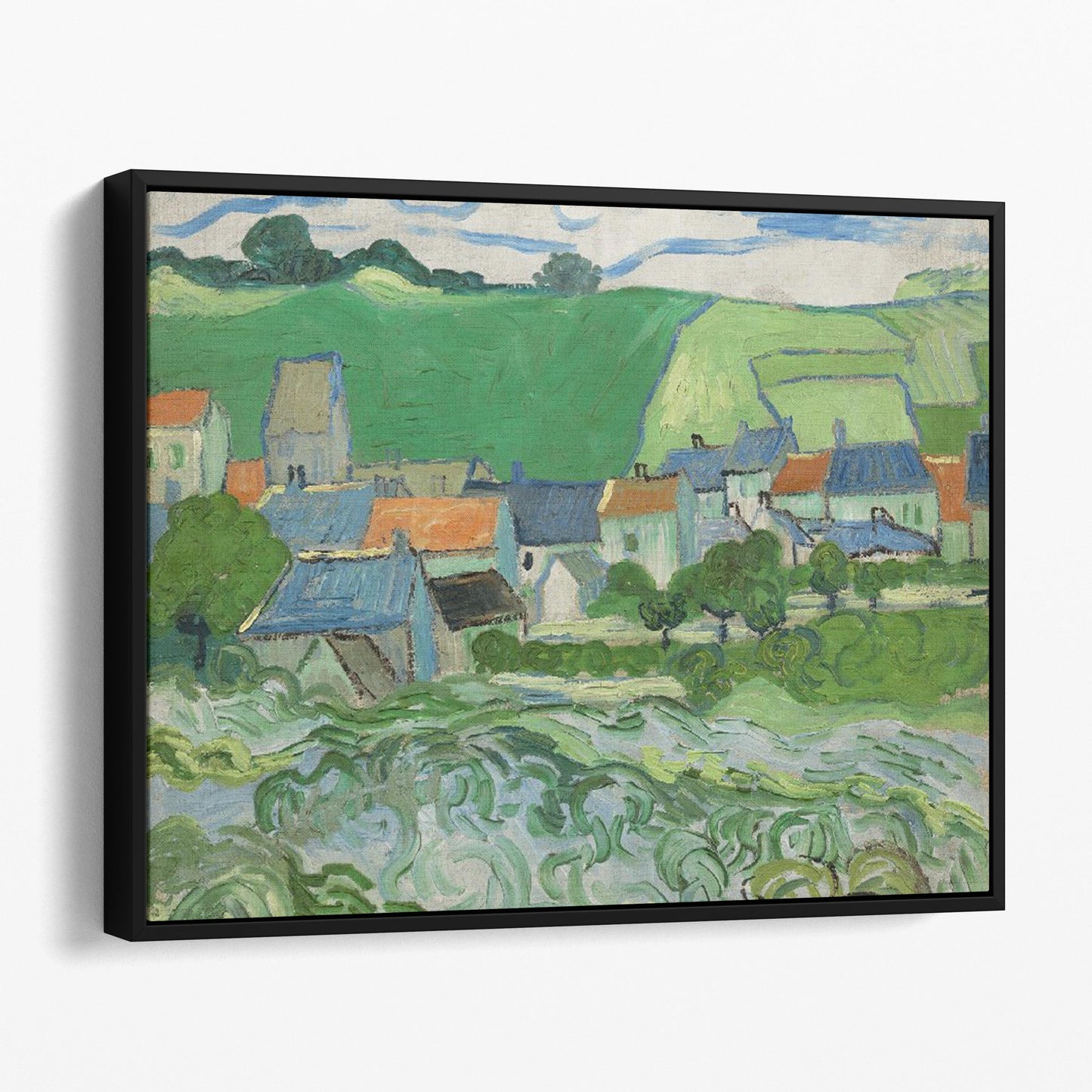 View of Auvers-sur-Oise (1890) by Van Gogh