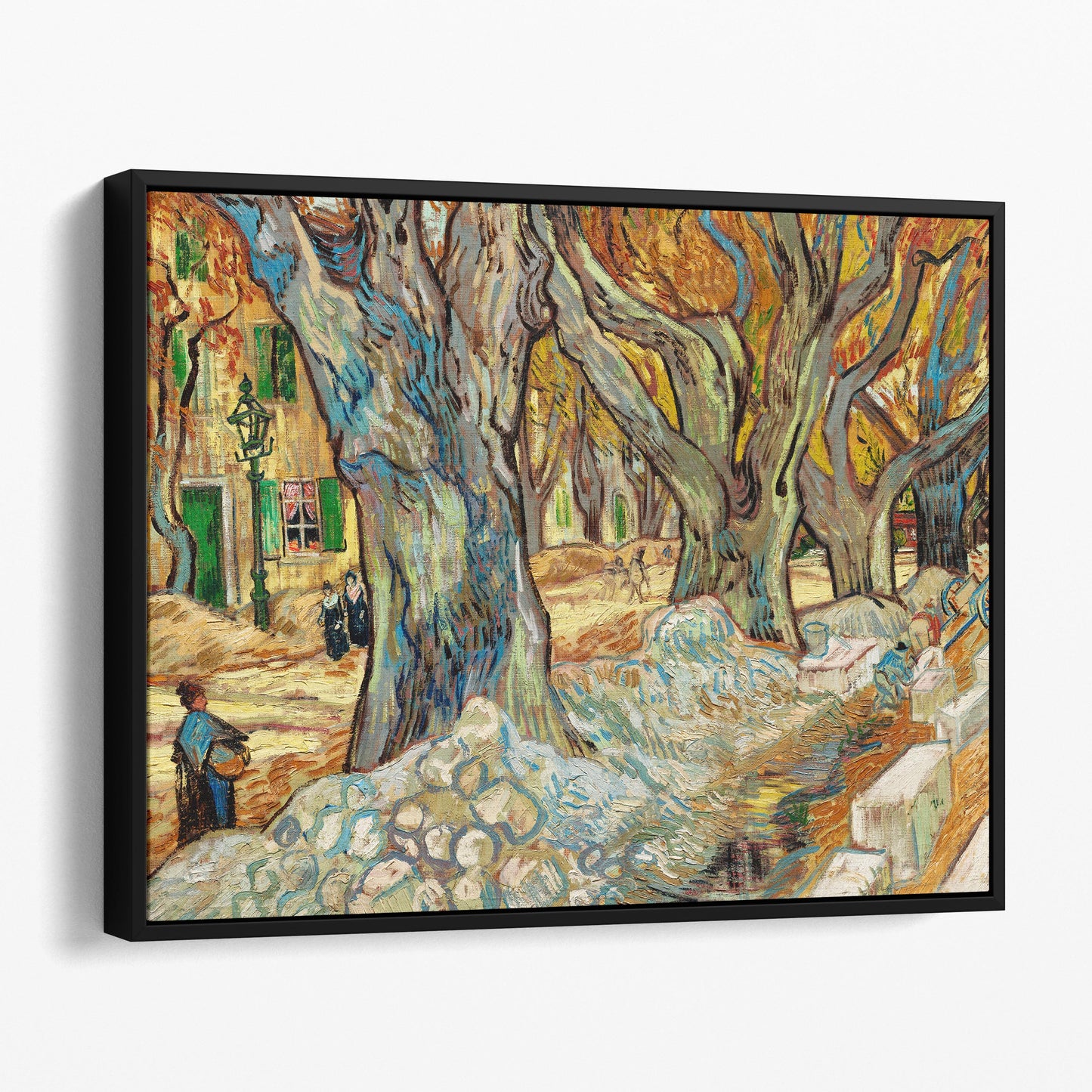 The Large Plane Trees (1889) by Van Gogh