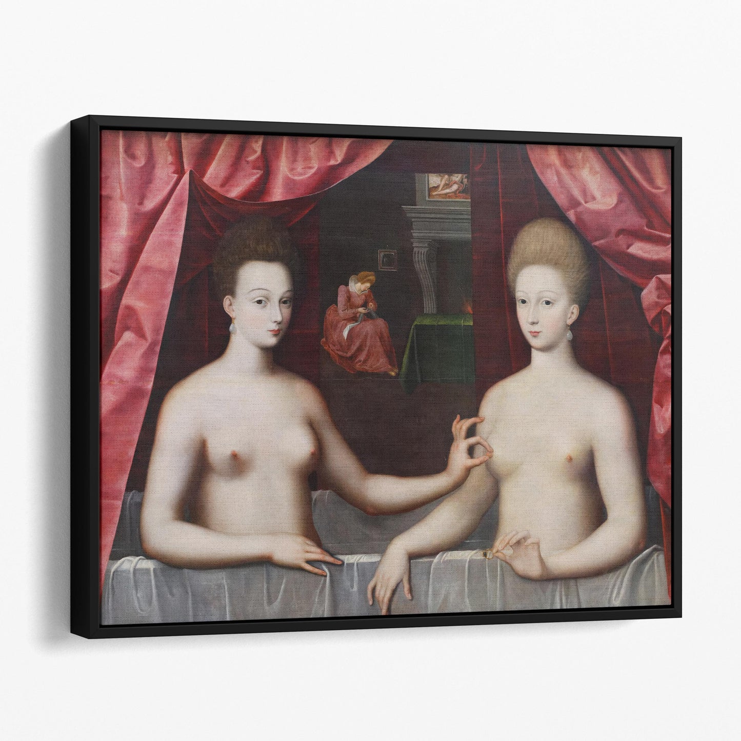 Gabrielle d'Estrées et une de ses sœurs (1594) by Unknown