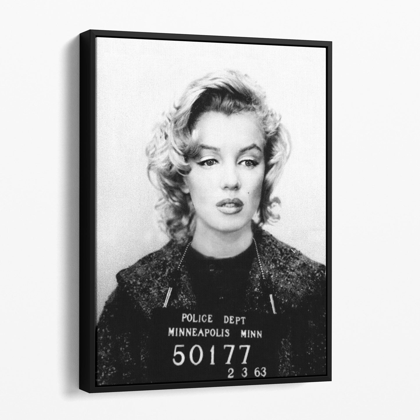 Marilyn Monroe Mug Shot