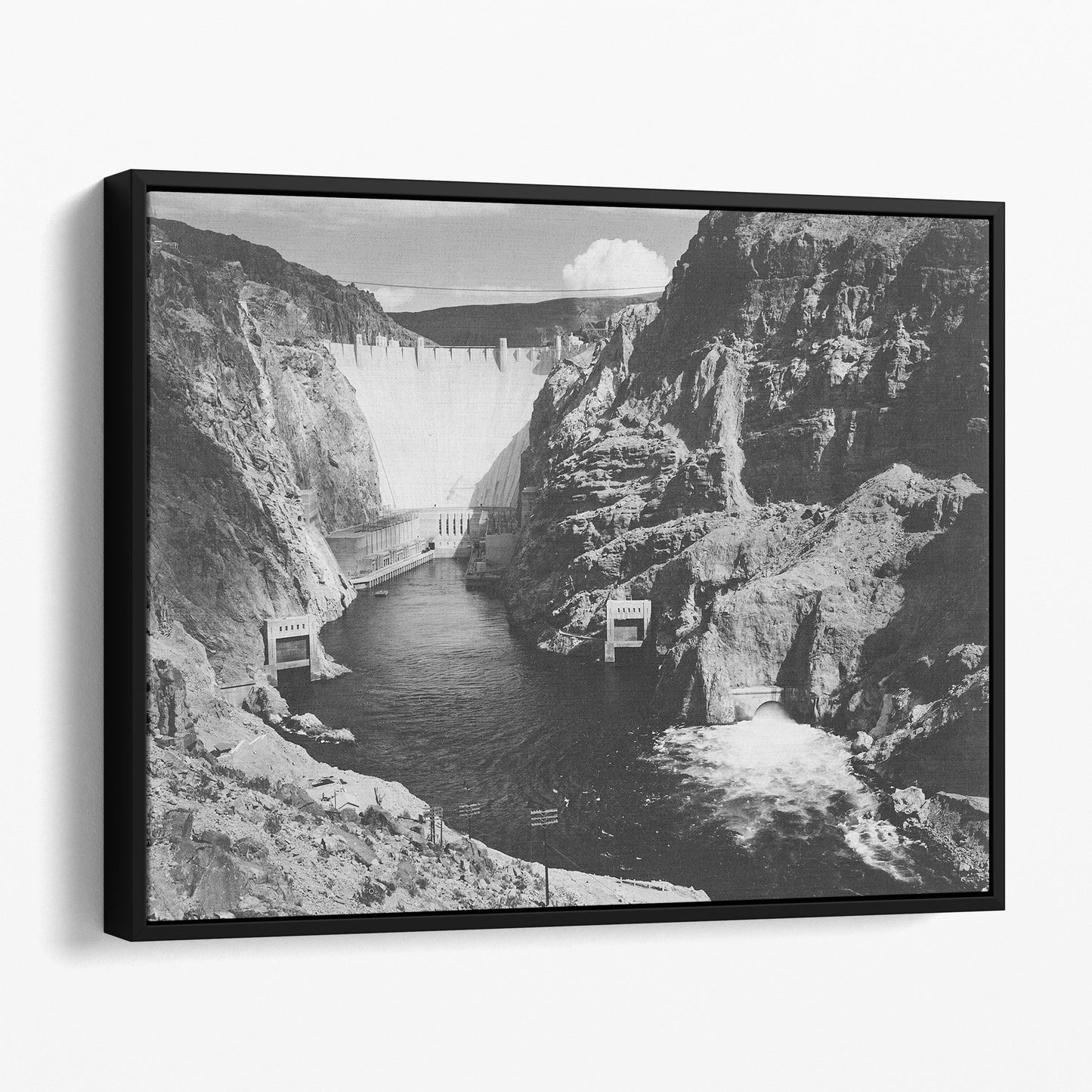 Photograph of the Boulder Dam Across the Colorado River 1941