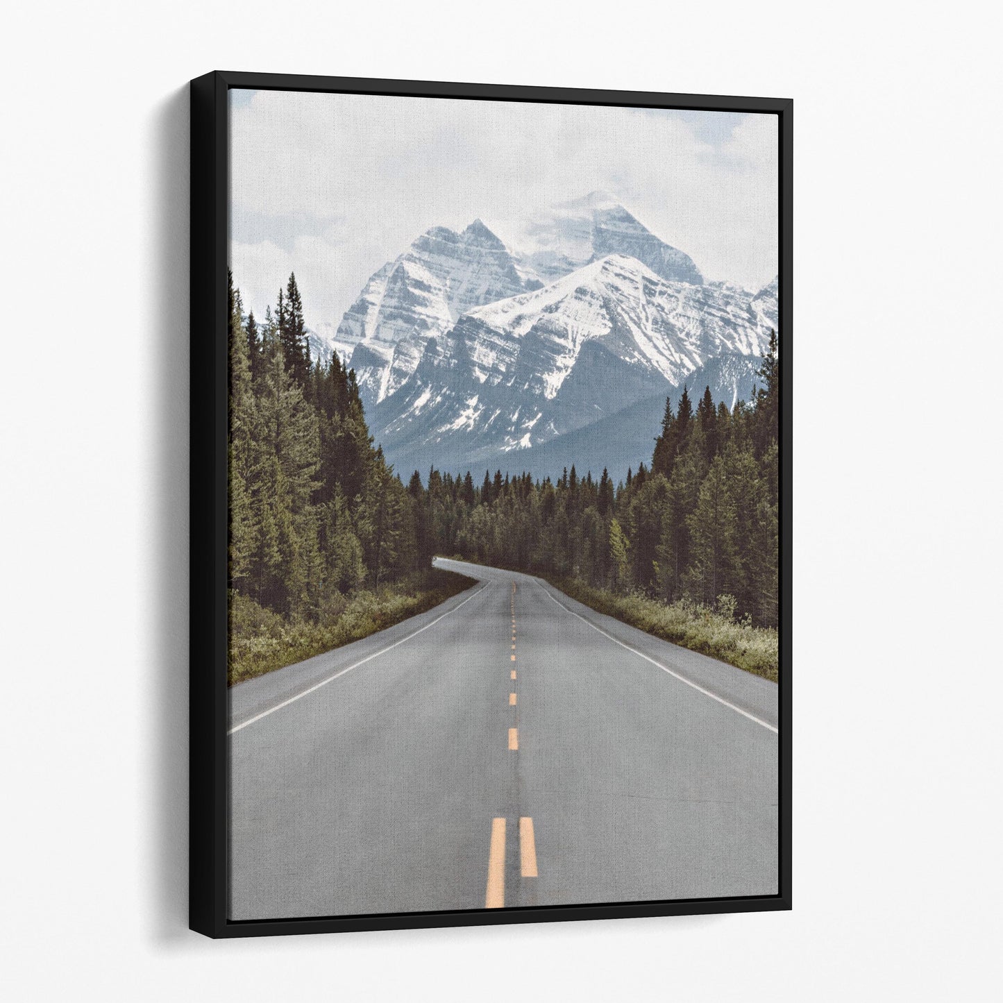 Mountain Road In Alaska