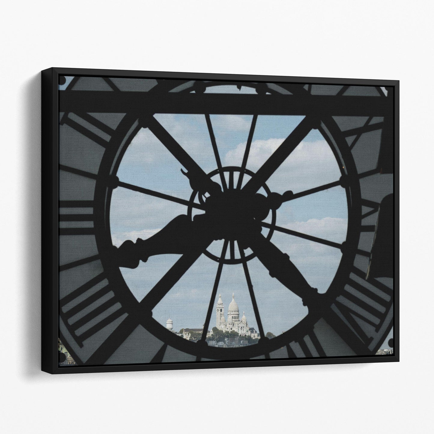 Mont Martre Through The Clock At Musee D'Orsay