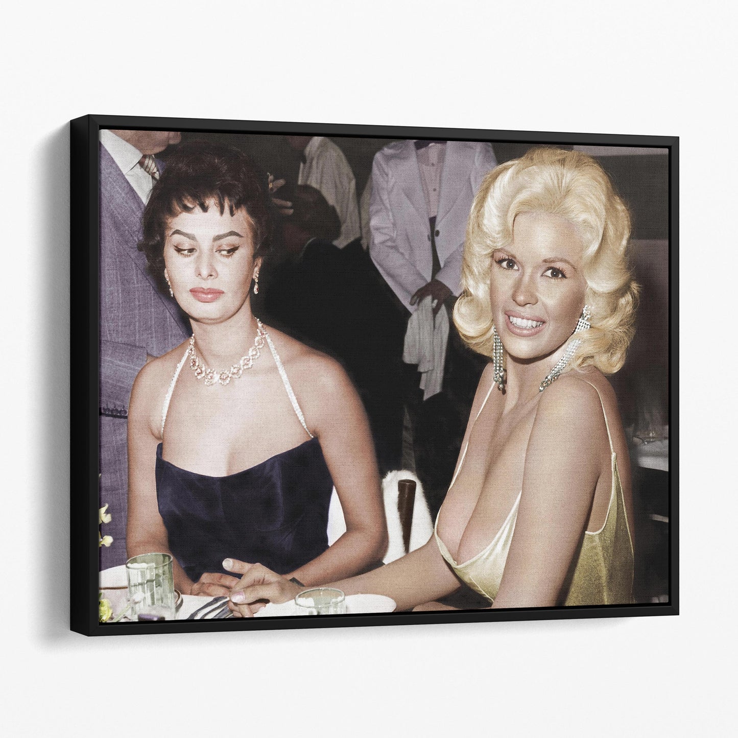 Jayne Mansfield Sophia Loren the Side Eye
