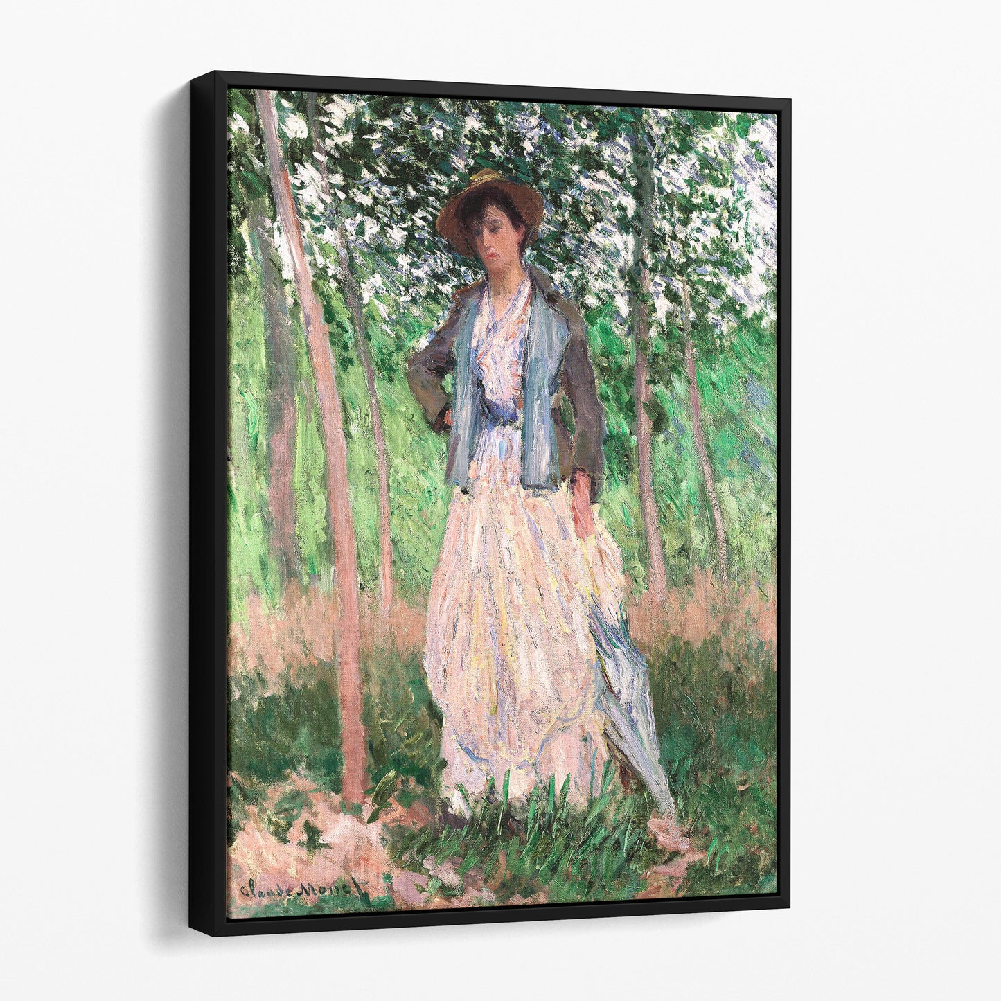 The Stroller (1887) by Claude Monet