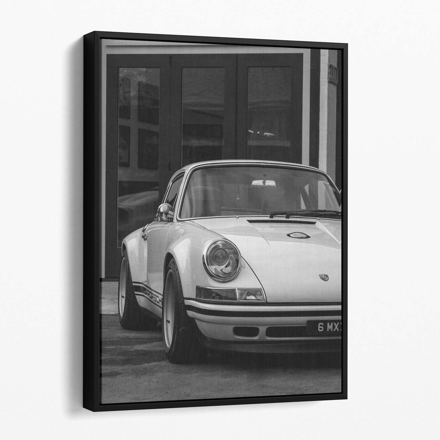 Vintage White Porsche 911