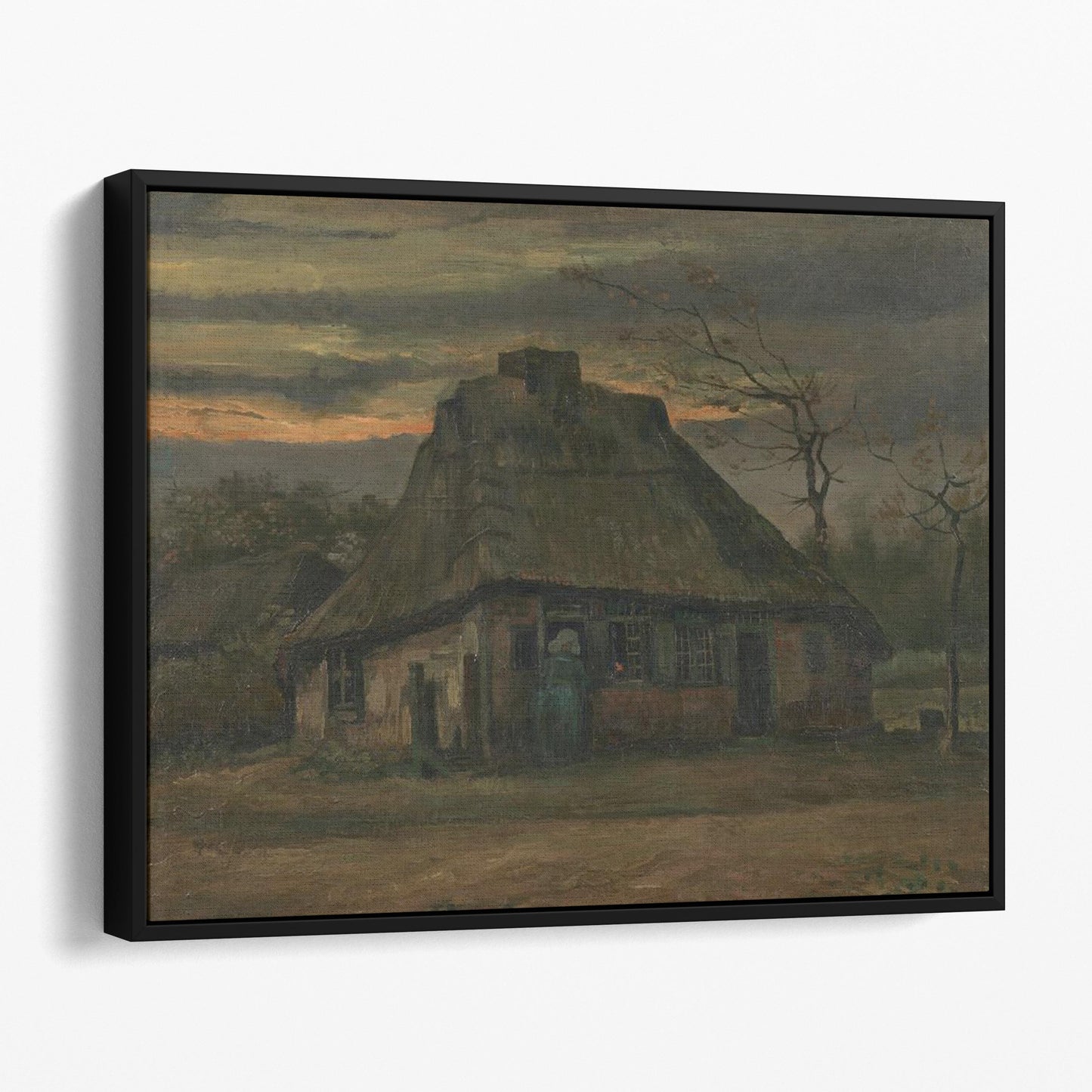 The Cottage (1885) by Van Gogh