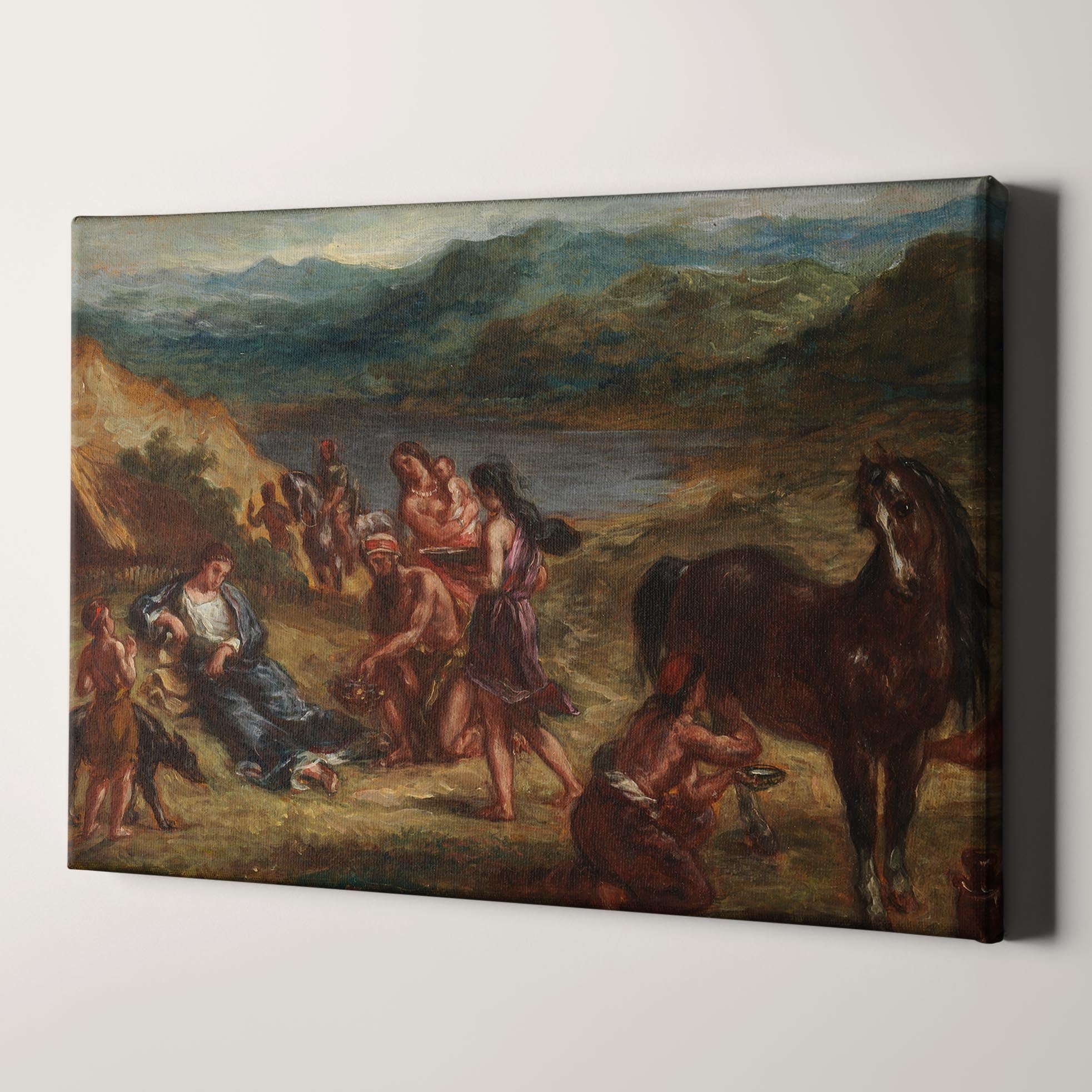 Ovid Among The Scythians (1859-1862) By Eugène Delacroix – Big Canvas ...