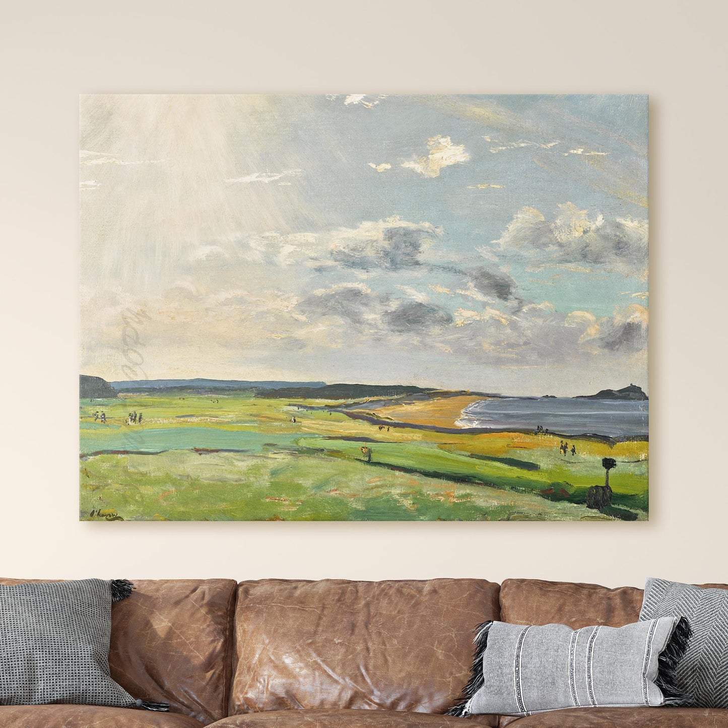 The Golf Course, North Berwick (1922) by John Lavery