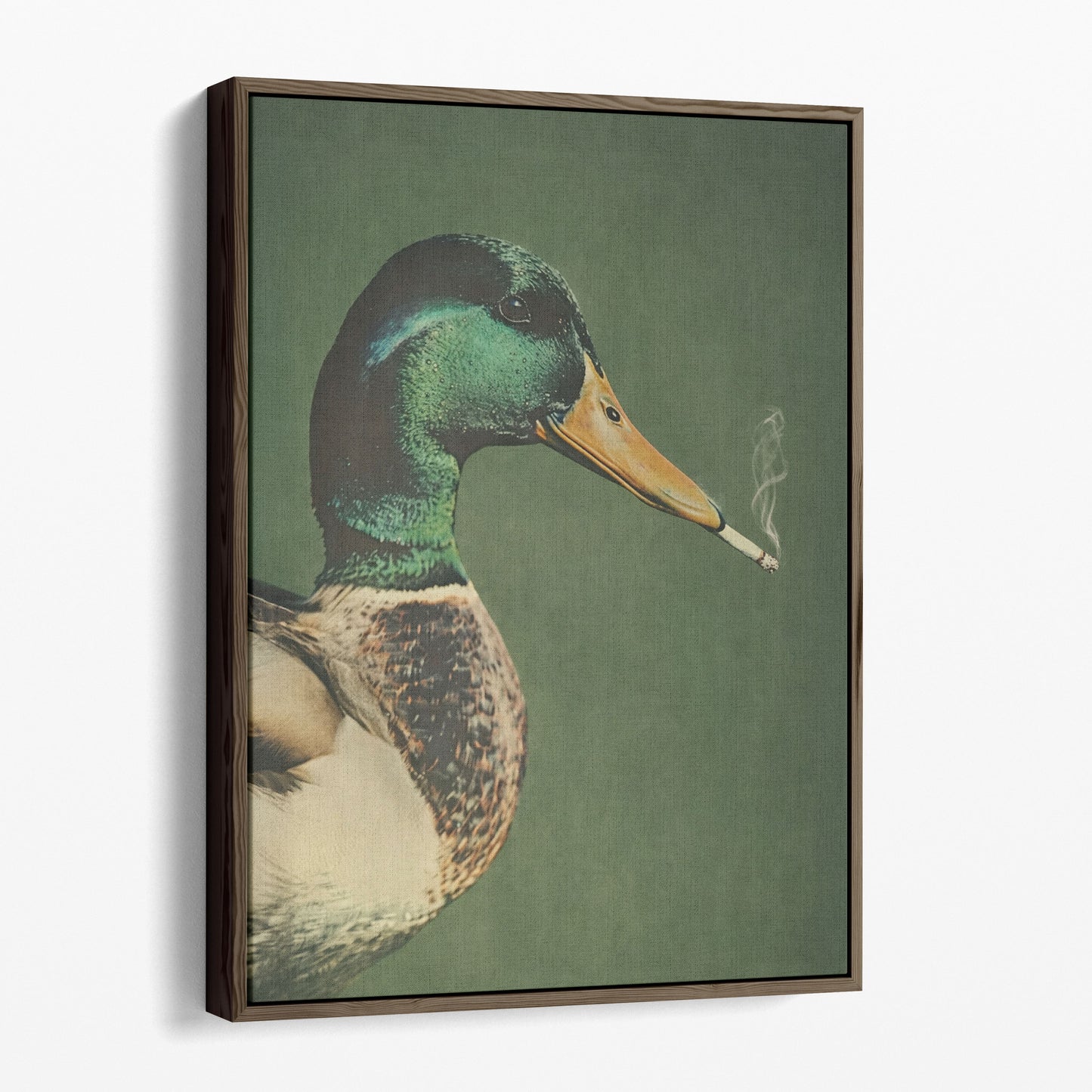 Duck Smoking A Cigarette