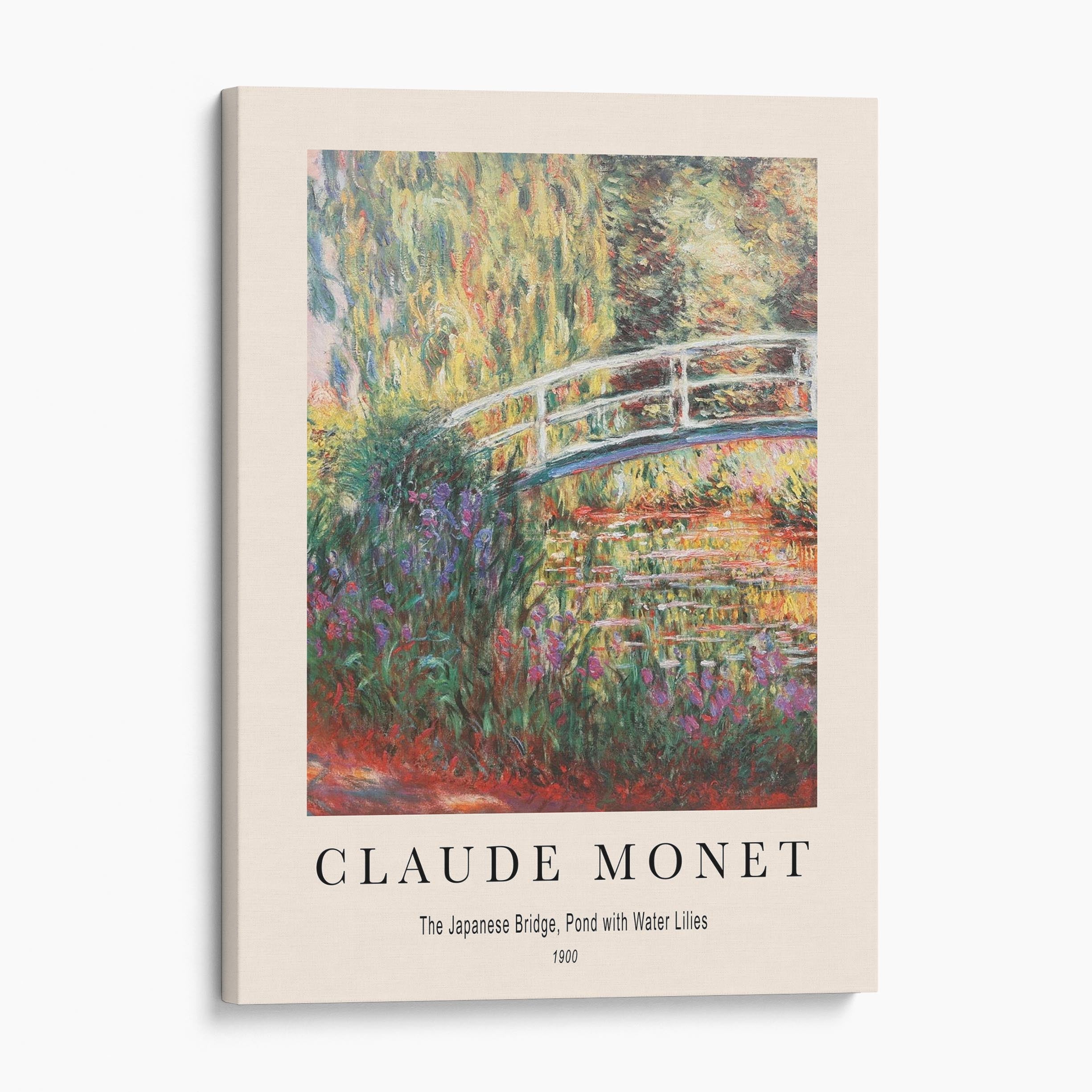 Claude Monet The Japanese Bridge Pond with Water Lilies Canvas