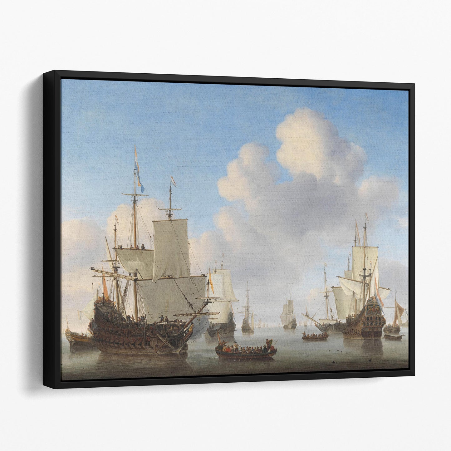 Dutch Ships in a Calm Sea 1665 by Willem van de Velde