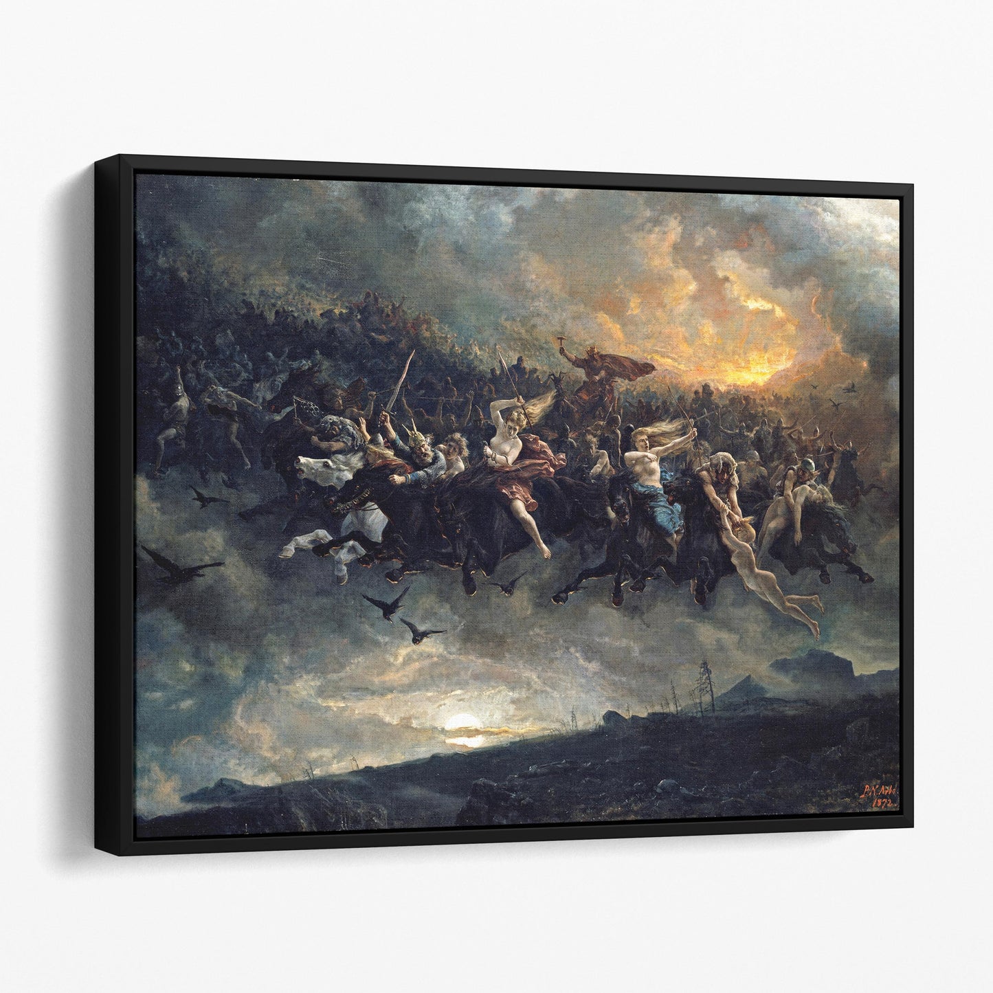 The Wild Hunt of Odin by Peter Nicolai Arbo