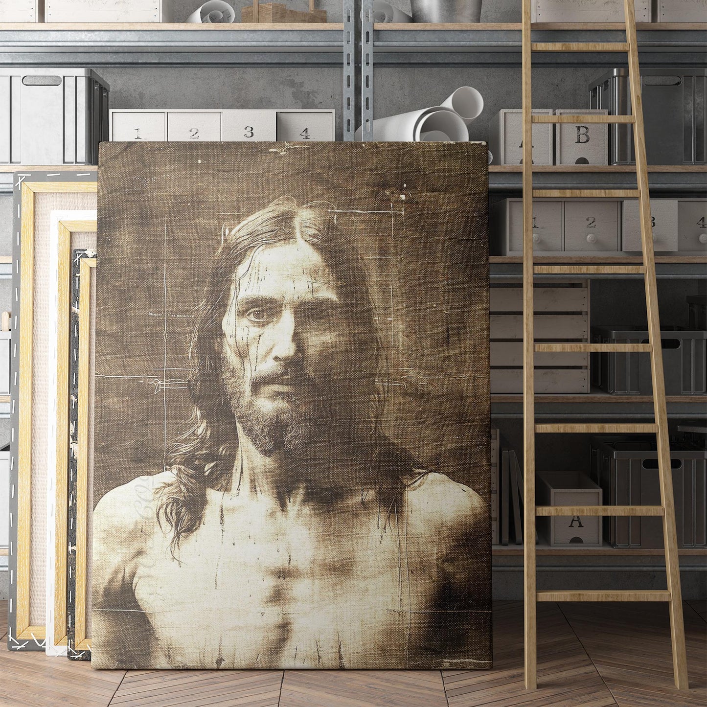 Shroud of Turin Face of Jesus Christ of Nazareth
