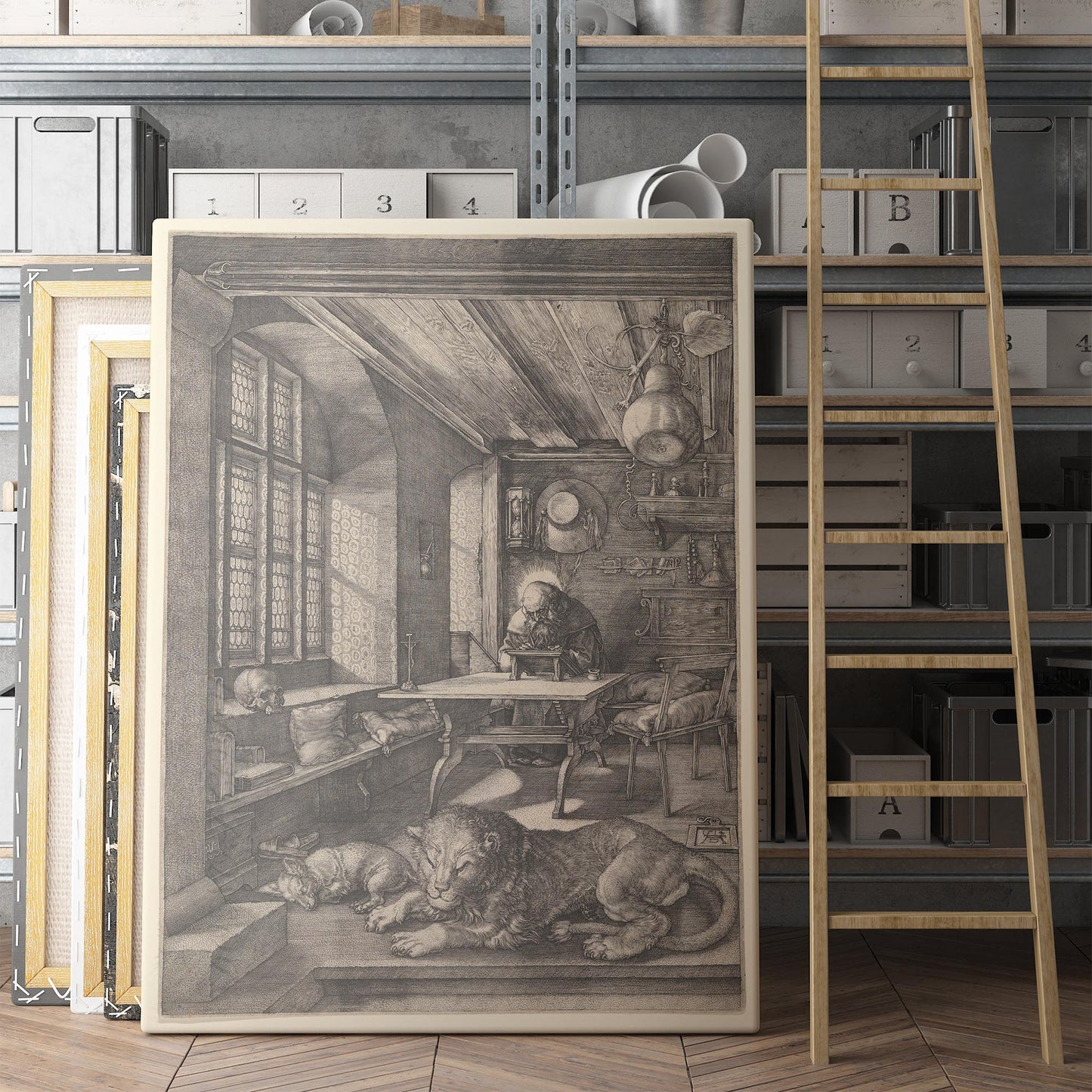 Saint Jerome in His Study, 1514 - Albrecht Dürer