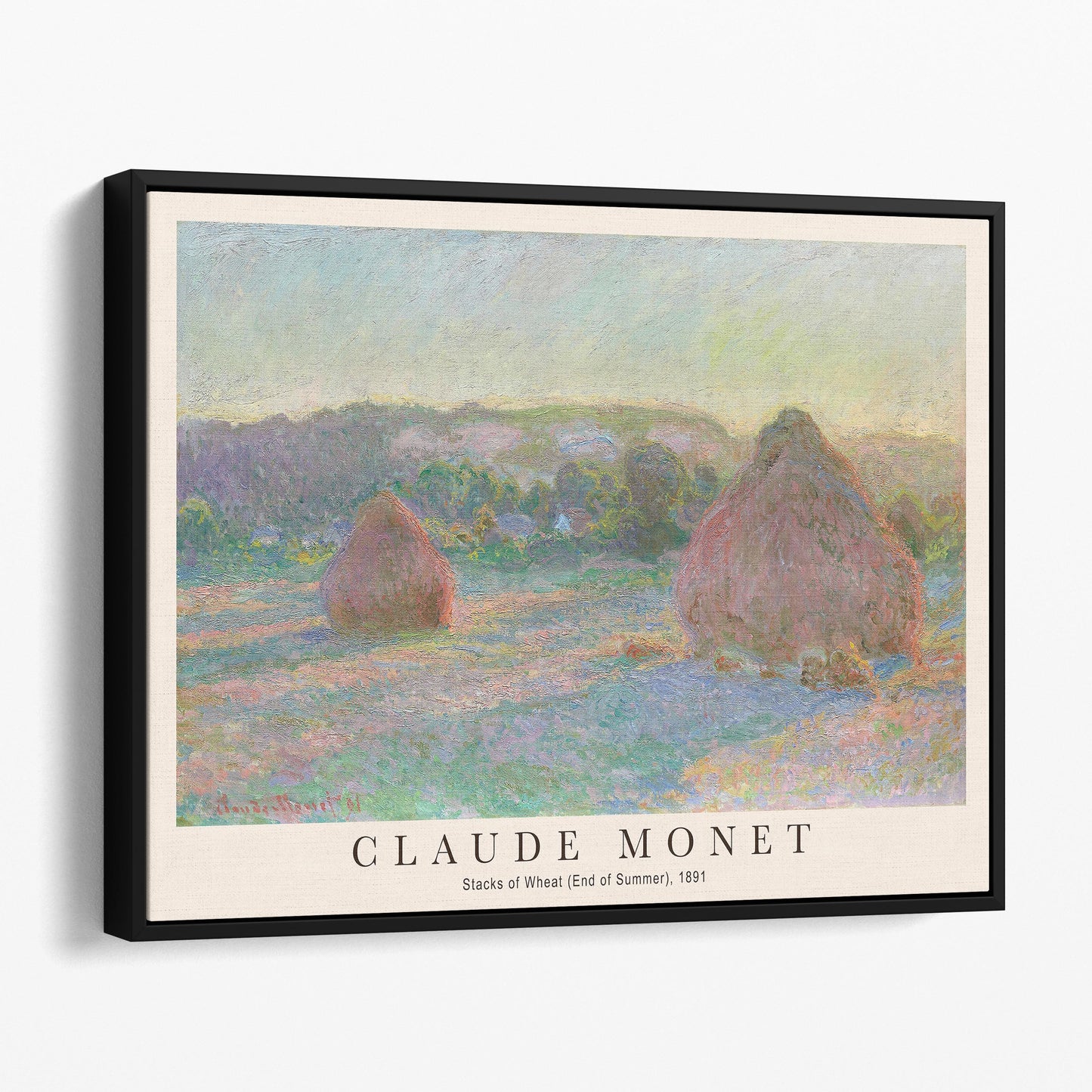 Claude Monet - Stacks of Wheat (End of Summer)