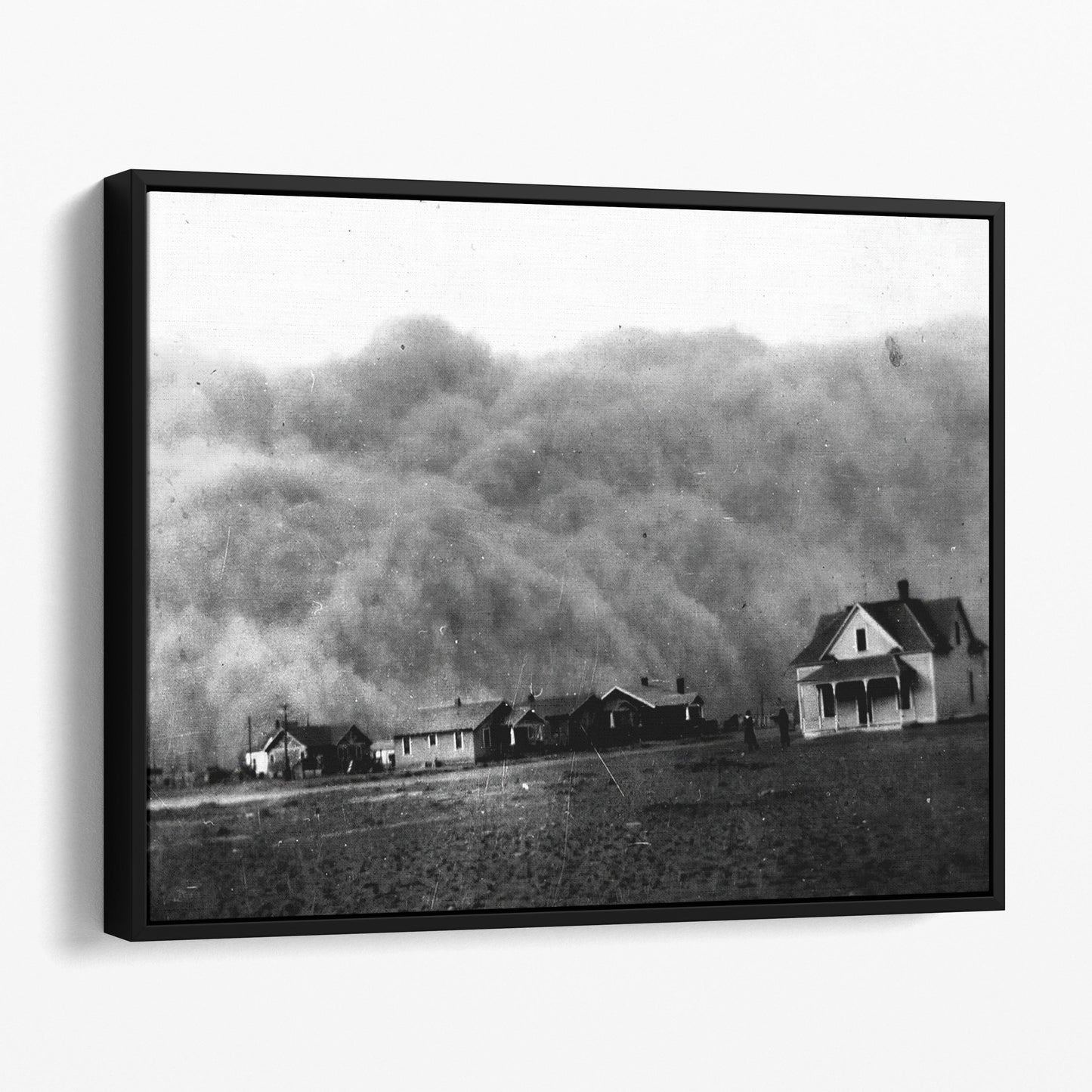 The Dust Bowl - Dust Storm in Stratford, Texas