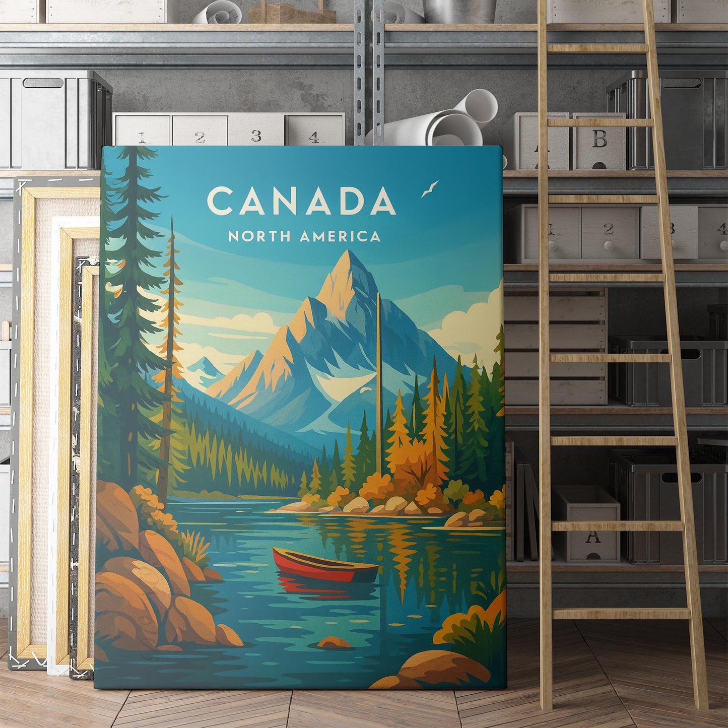 Canada Vintage Travel Poster